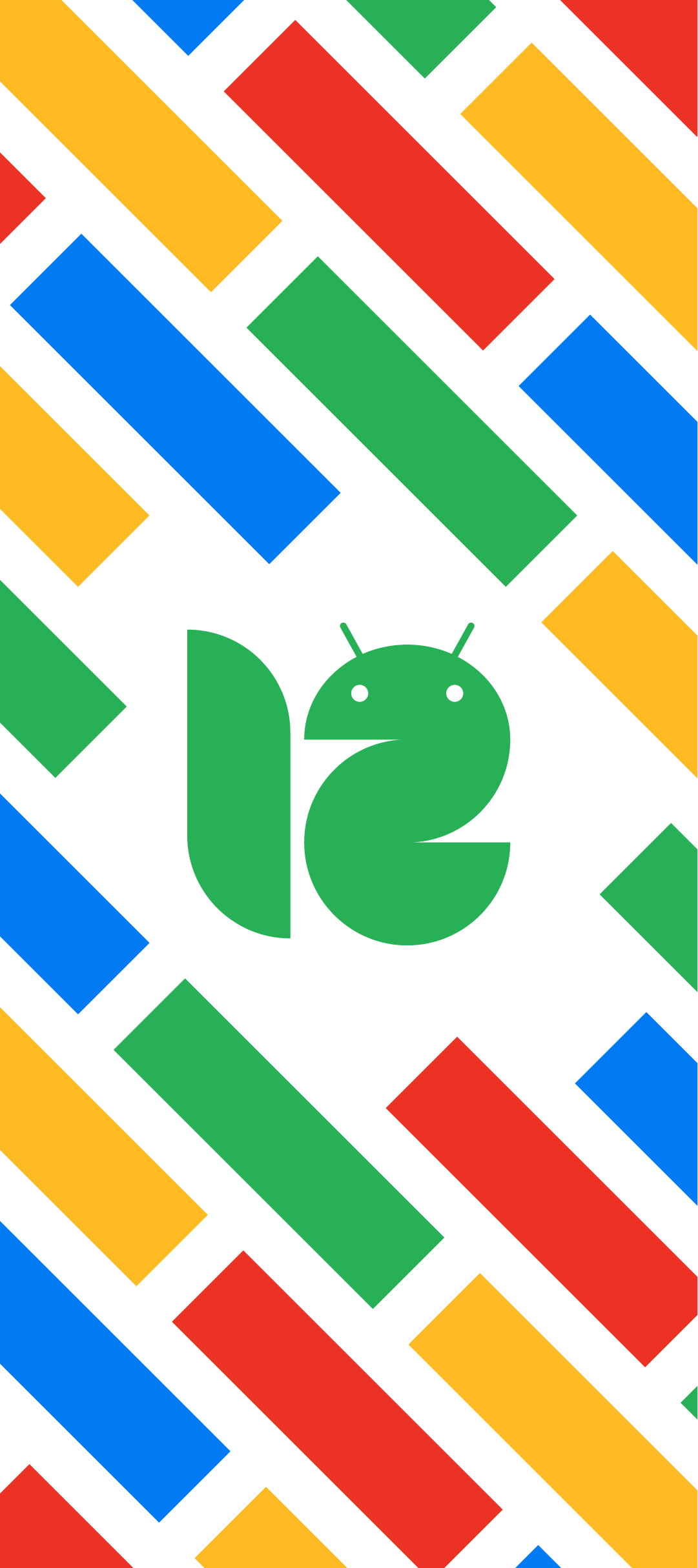 Android 12 Colorful Geometric Pattern Wallpaper