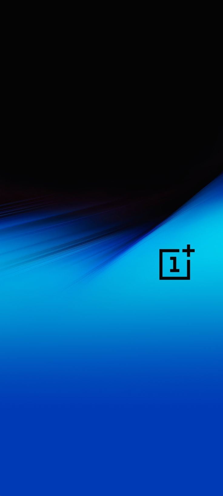 OnePlus Android Blue Wave 4K Wallpaper