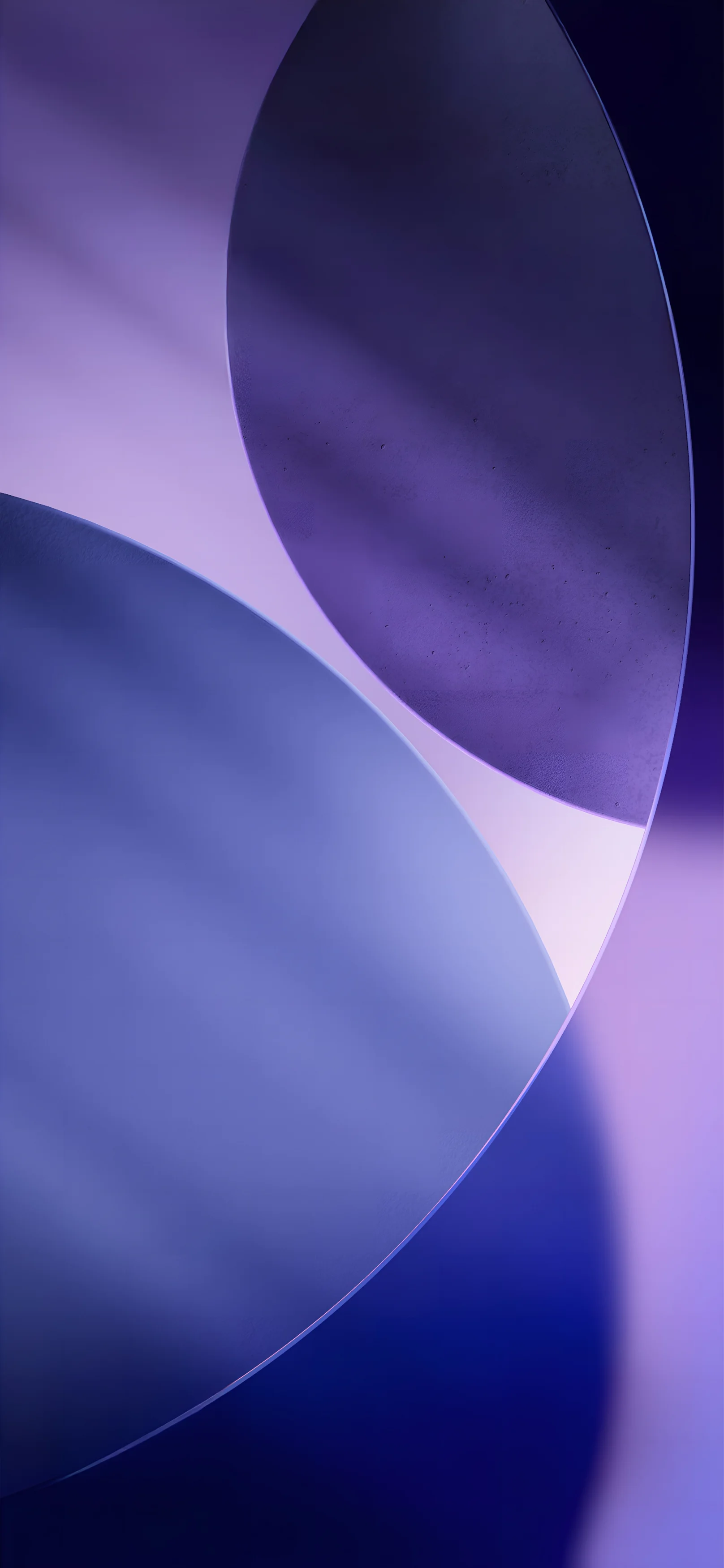 Purple Abstract Curves iOS Wallpaper 4K