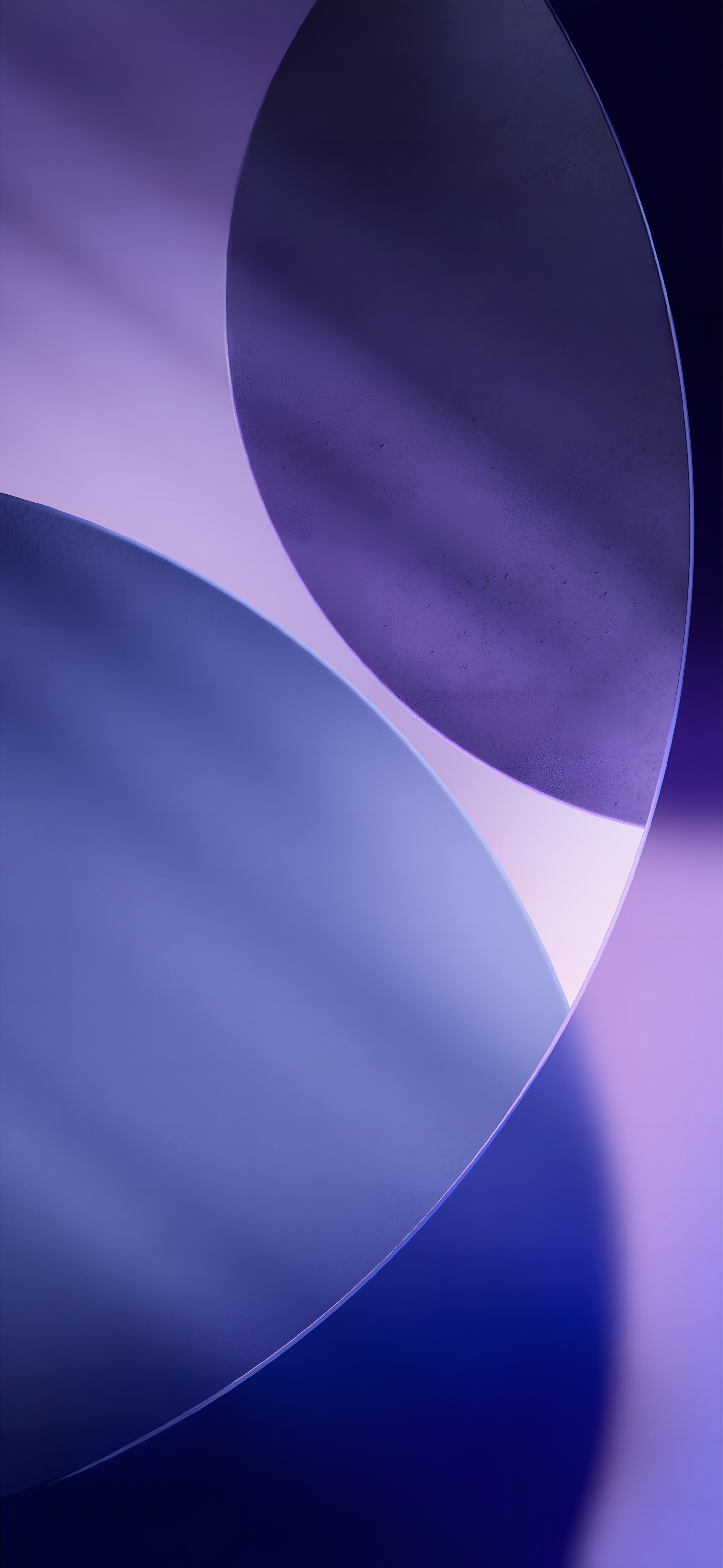 Purple Abstract Curves iOS Wallpaper 4K