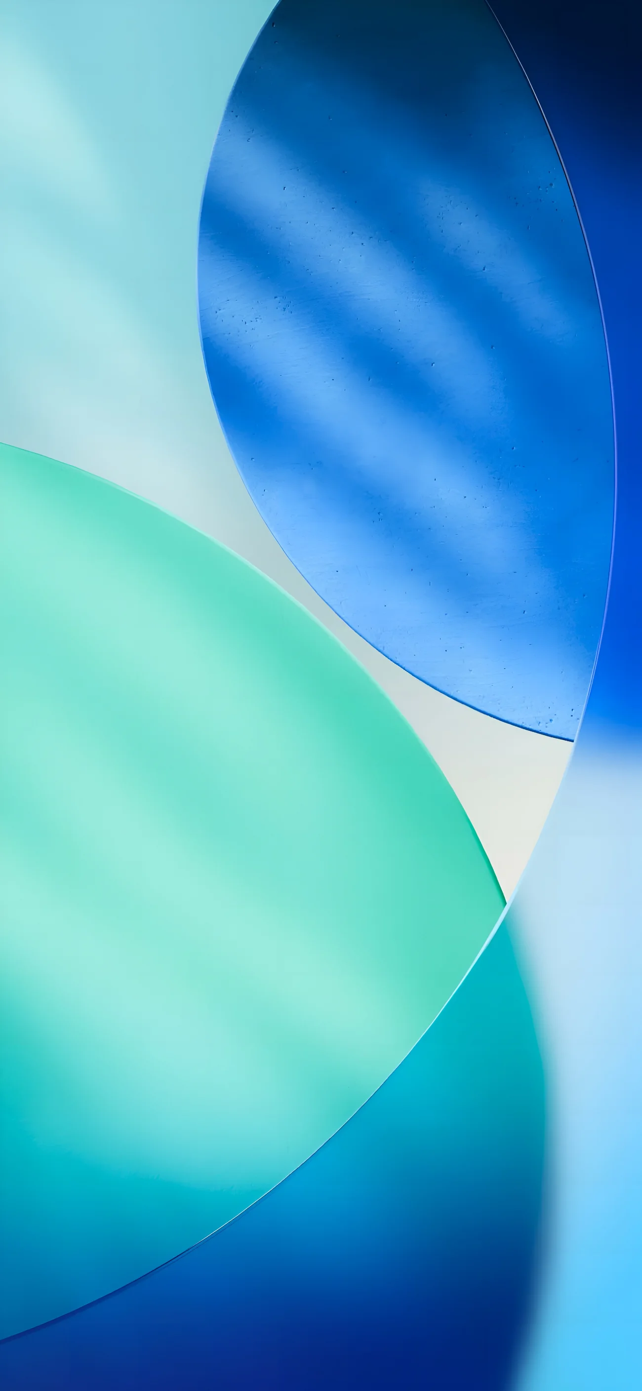 Blue Teal Abstract iOS Wallpaper 4K