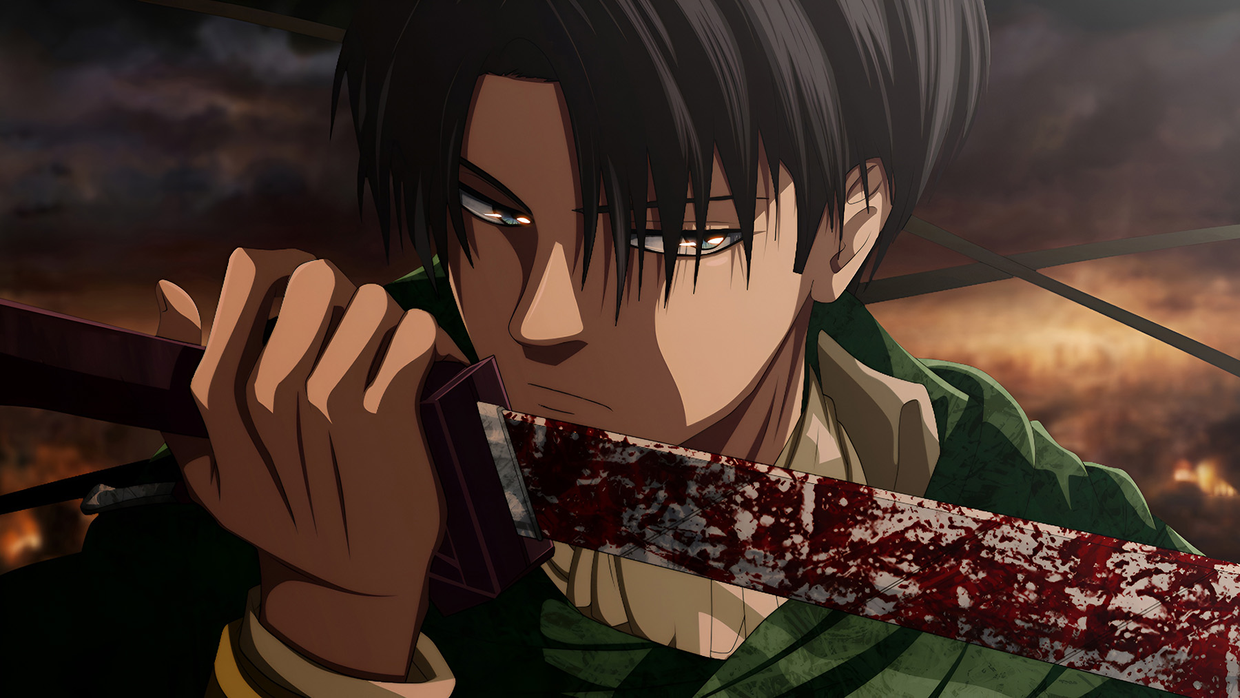 Levi Ackerman Attack on Titan 4K Wallpaper