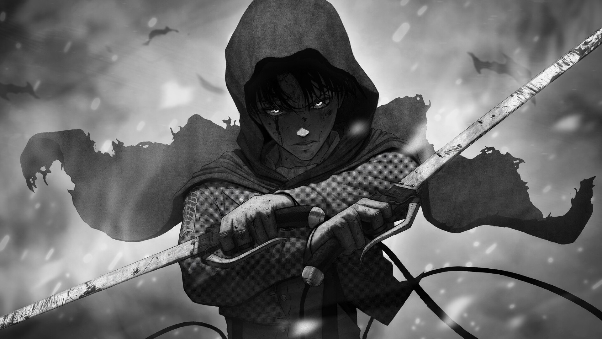 Levi Ackerman Attack on Titan 4K Wallpaper
