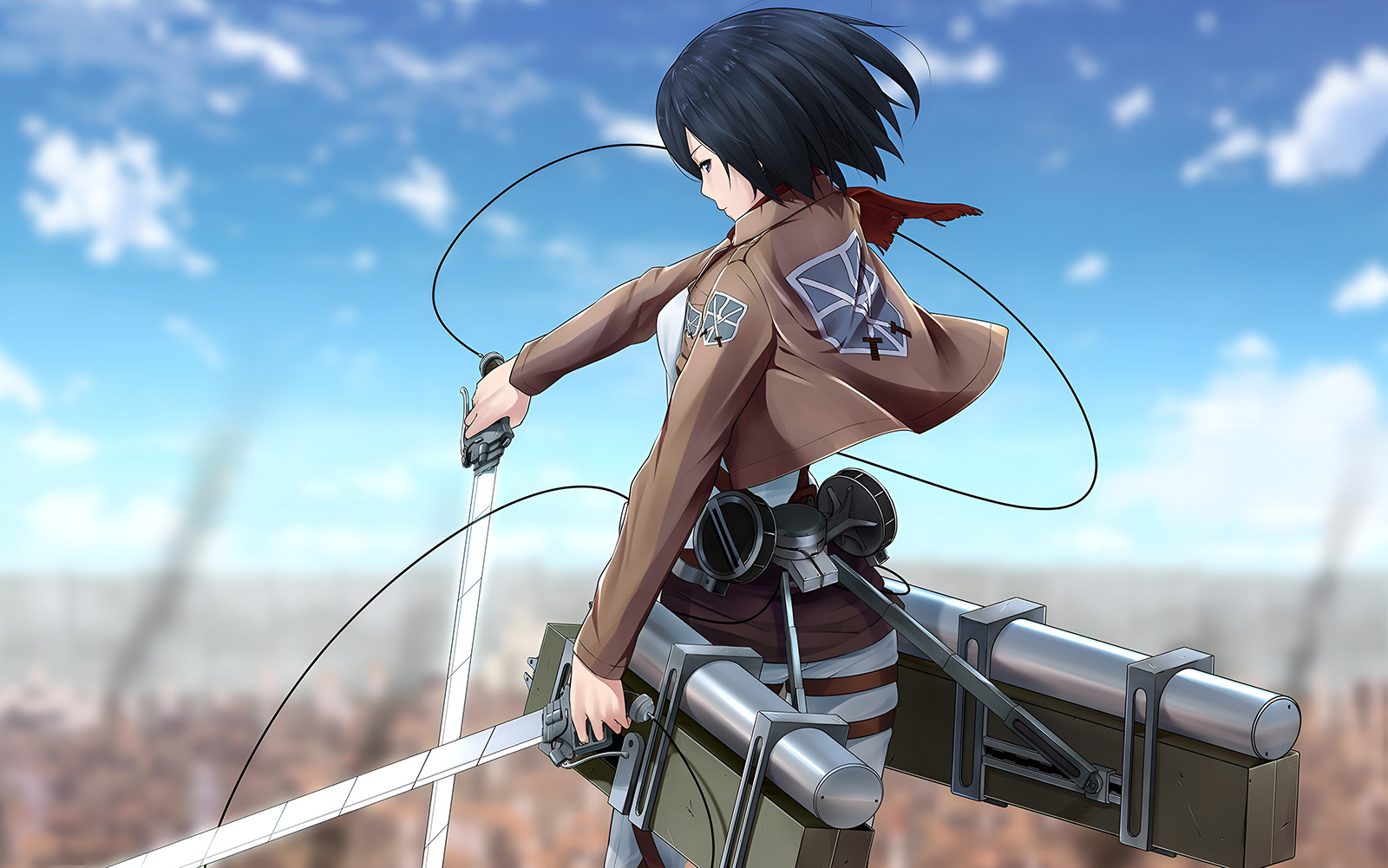 Mikasa Ackerman Attack on Titan 4K Wallpaper