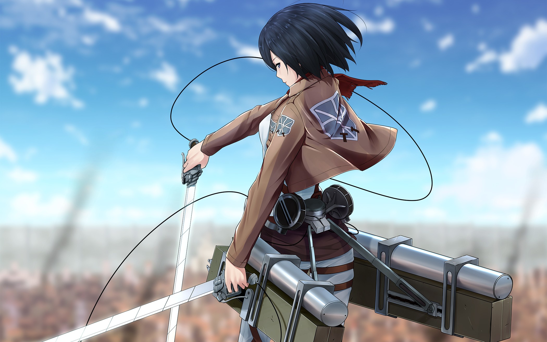 Mikasa Ackerman Attack on Titan 4K Wallpaper