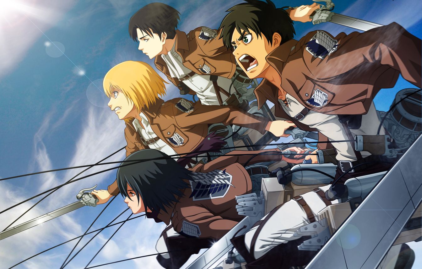Attack on Titan Team 4K Wallpaper