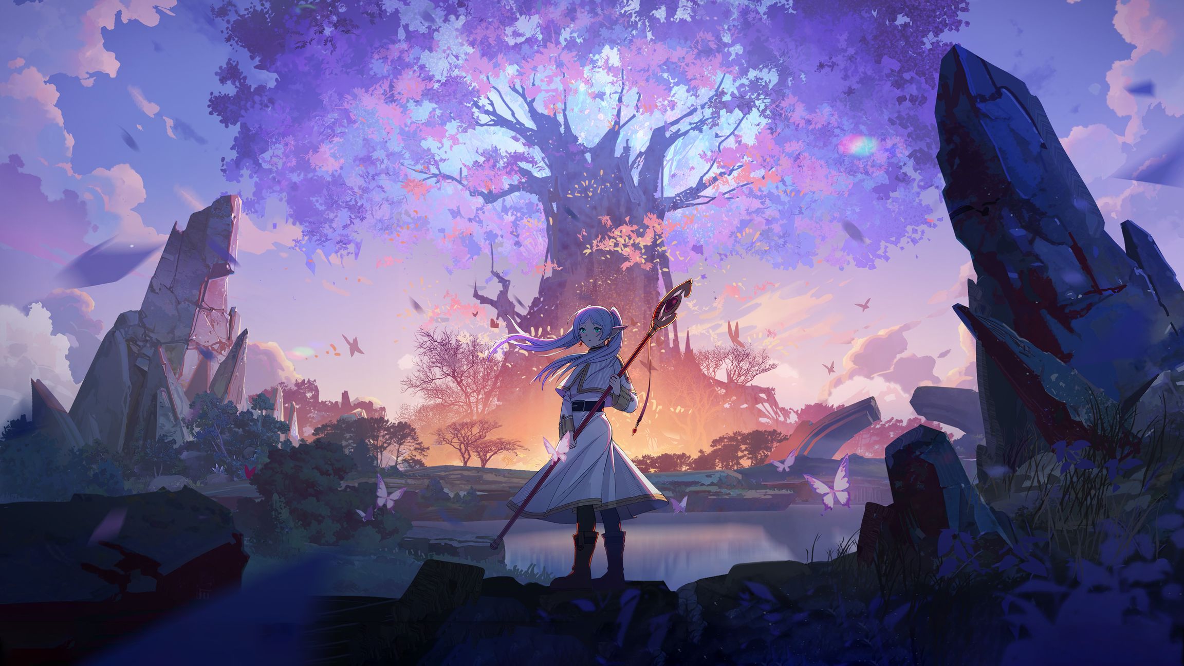 フリーレン ファンタジー壁紙 – 魔法の世界 4K