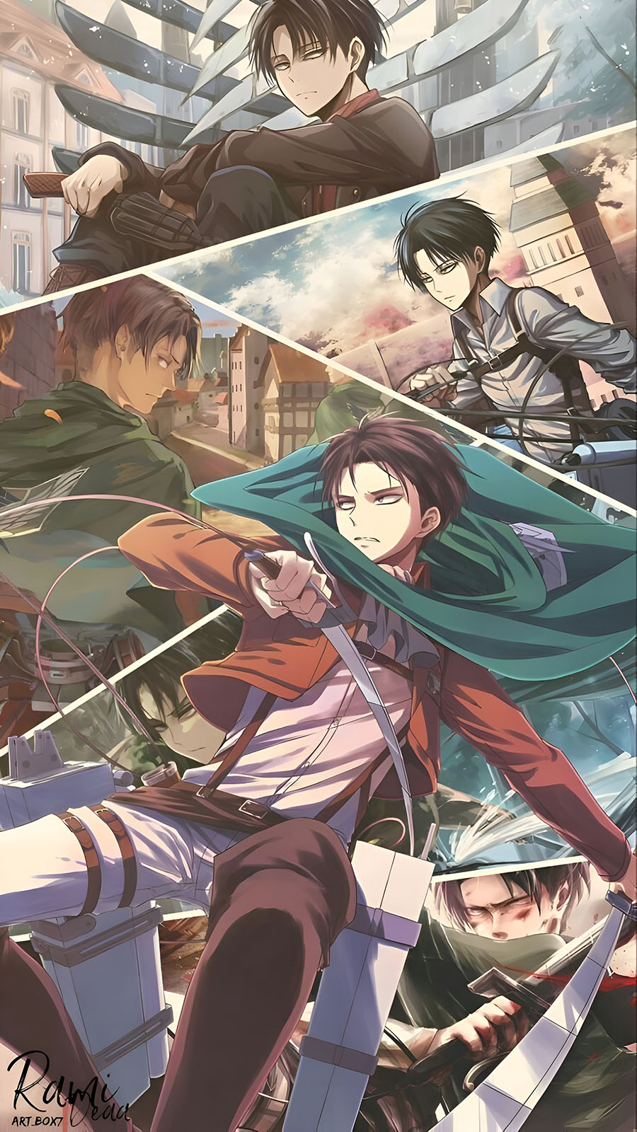 リヴァイ・アッカーマン進撃の巨人4K壁紙 | 3840x2160 | Wallpaper Alchemy