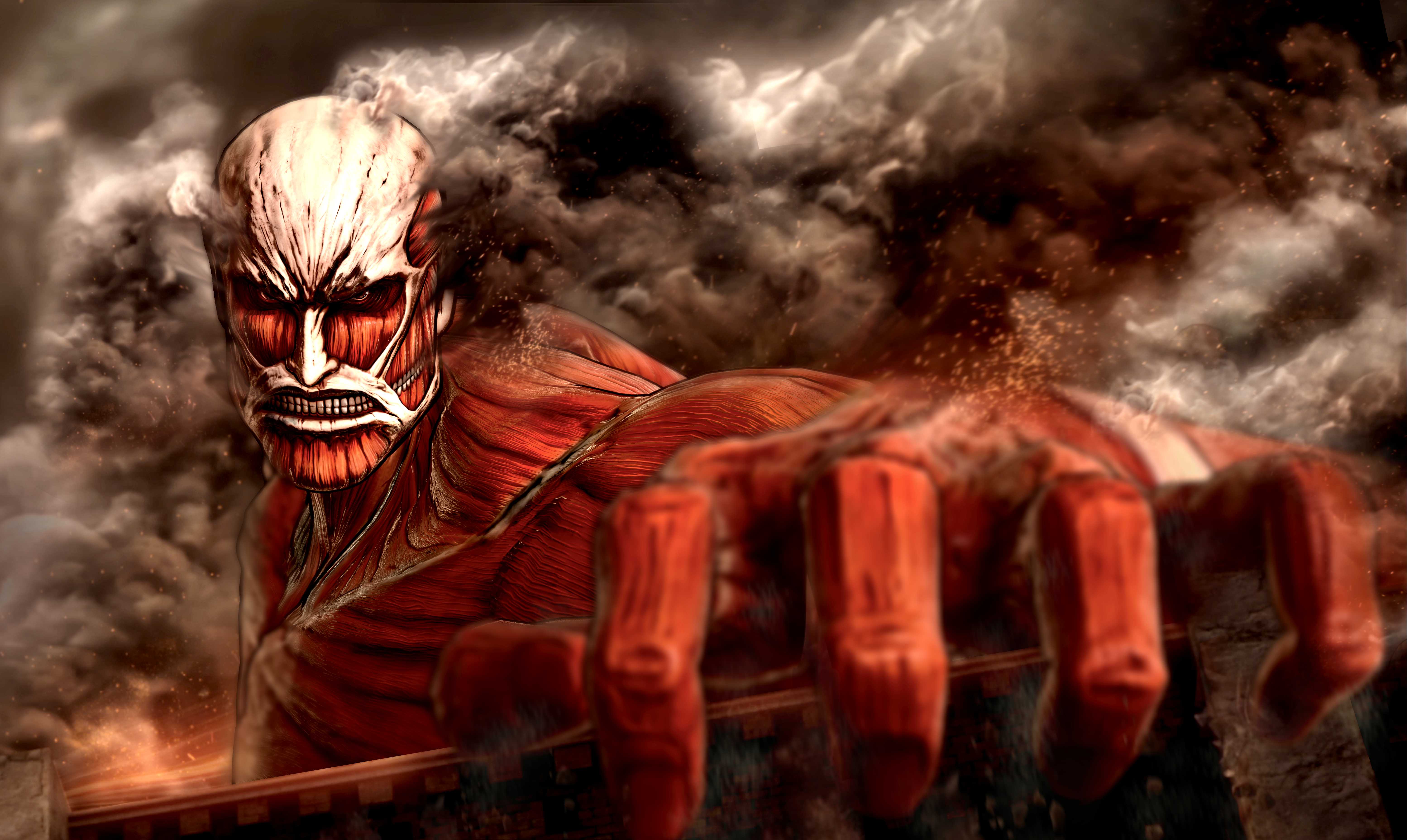 Colossal Titan Attack on Titan 4K Wallpaper