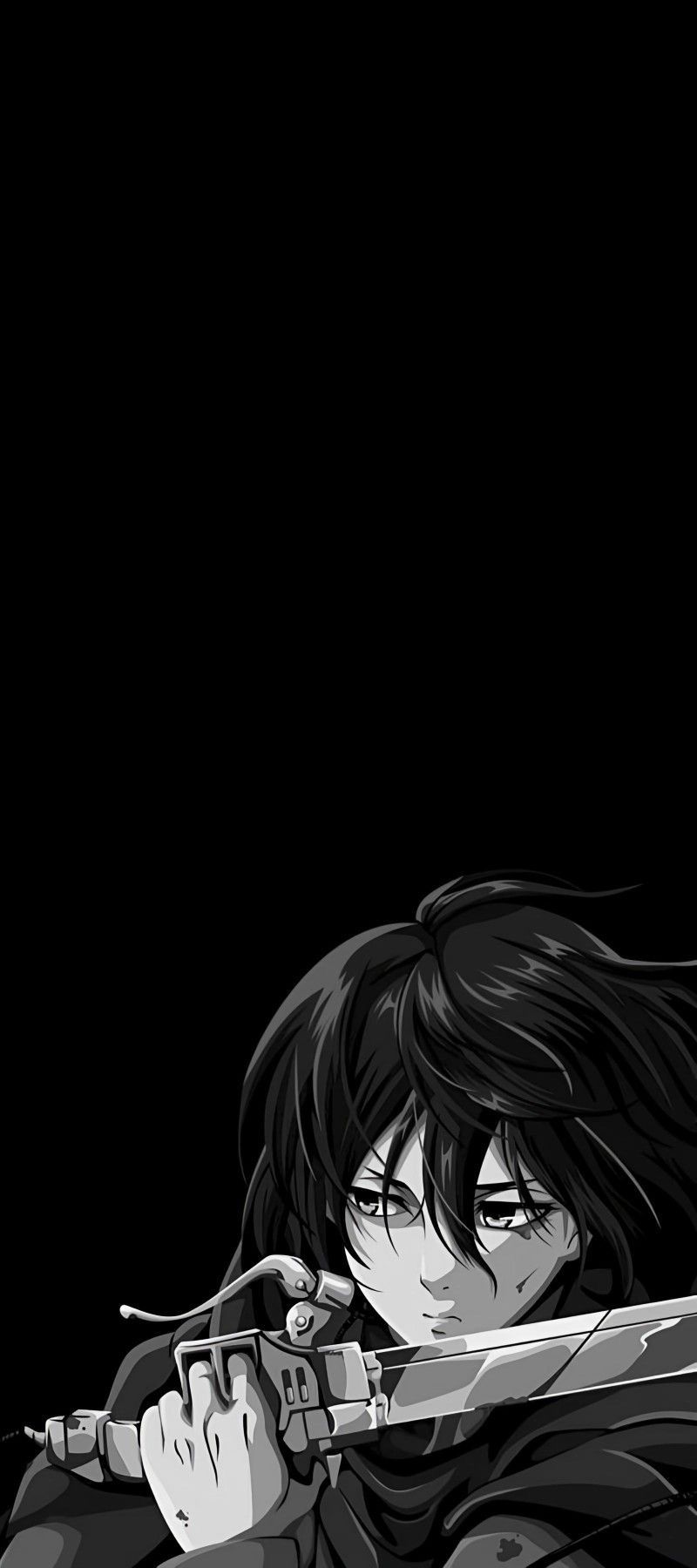 Mikasa Ackerman Attack on Titan Wallpaper 4K