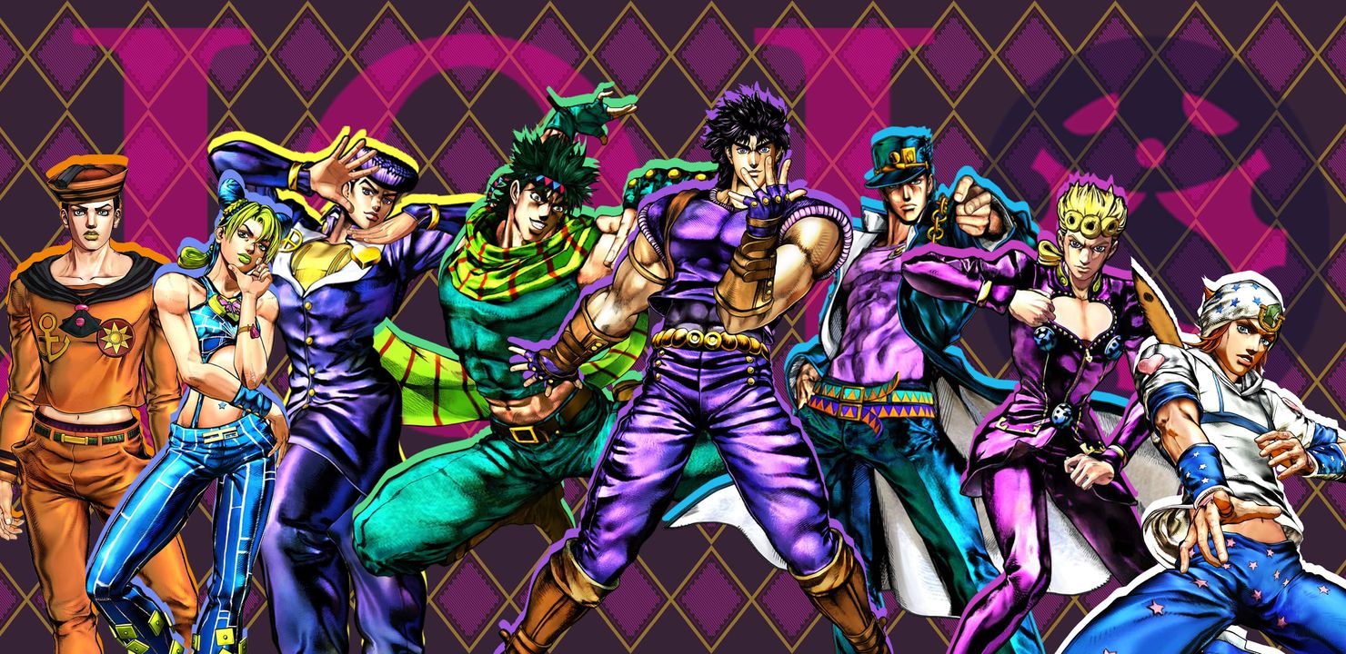 JoJo's Bizarre Adventure Characters 4K Wallpaper