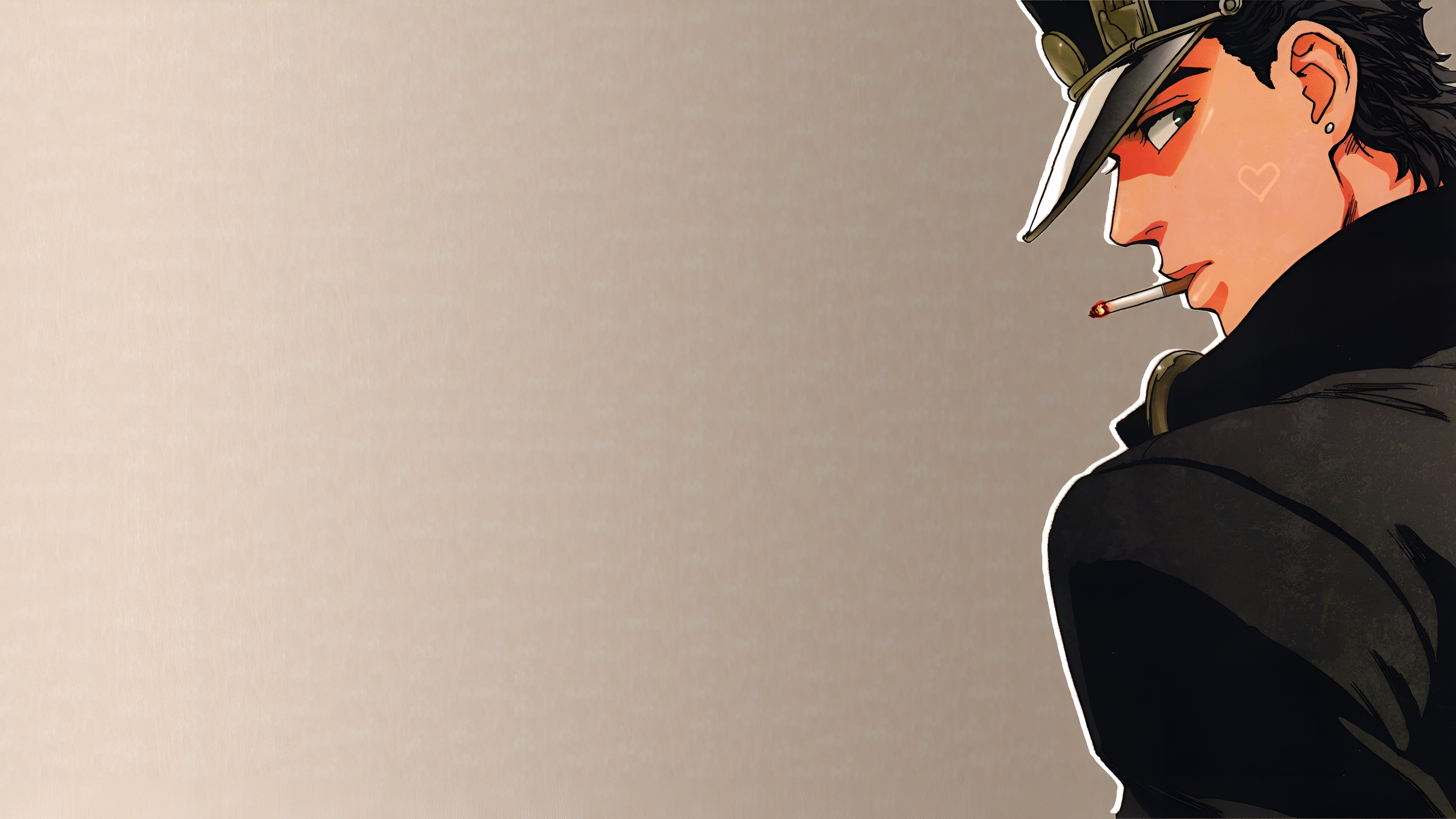 Jotaro Kujo 4K Anime Wallpaper JoJo's Bizarre Adventure