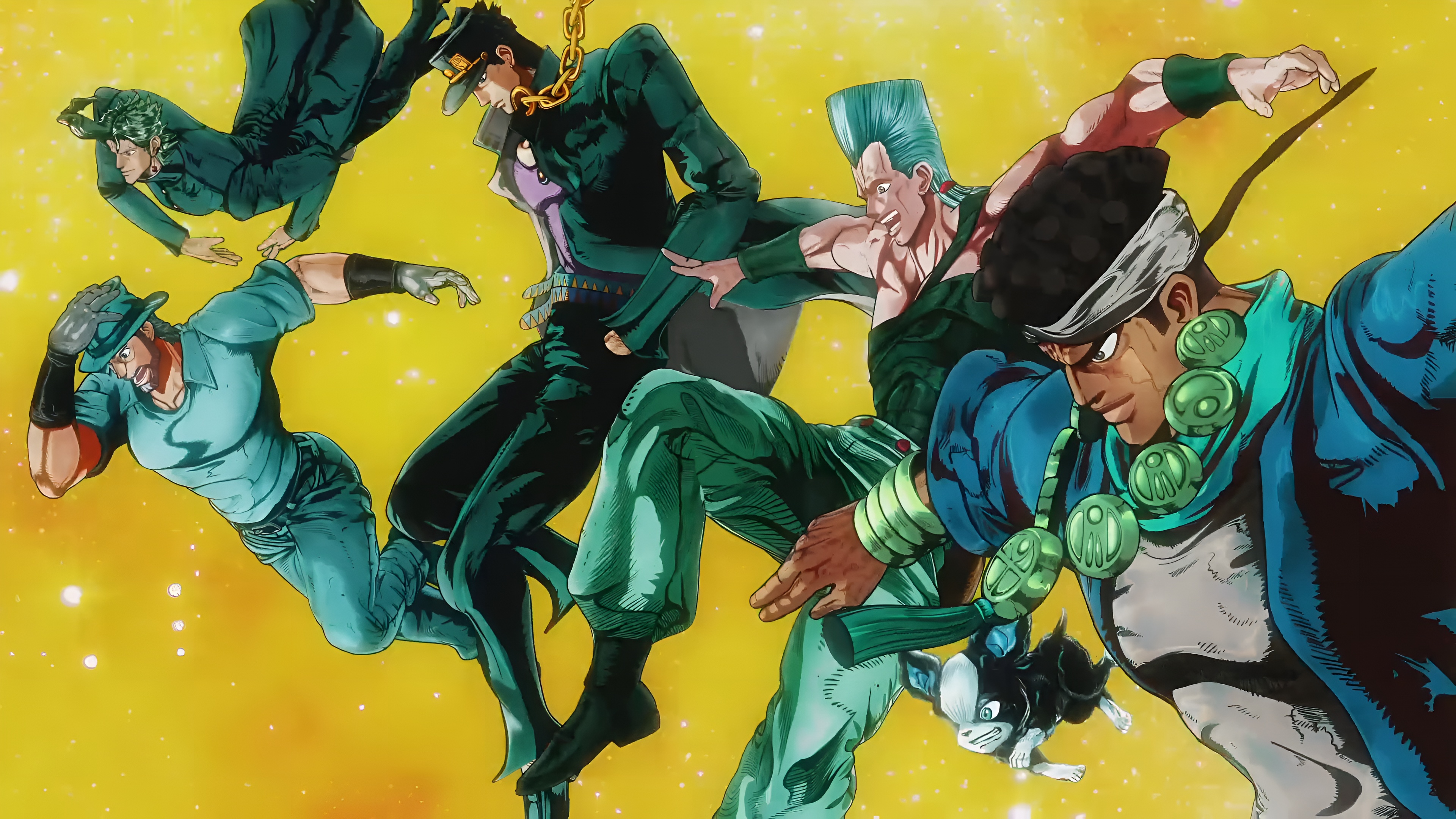 JoJo's Bizarre Adventure Stardust Crusaders 4K Wallpaper
