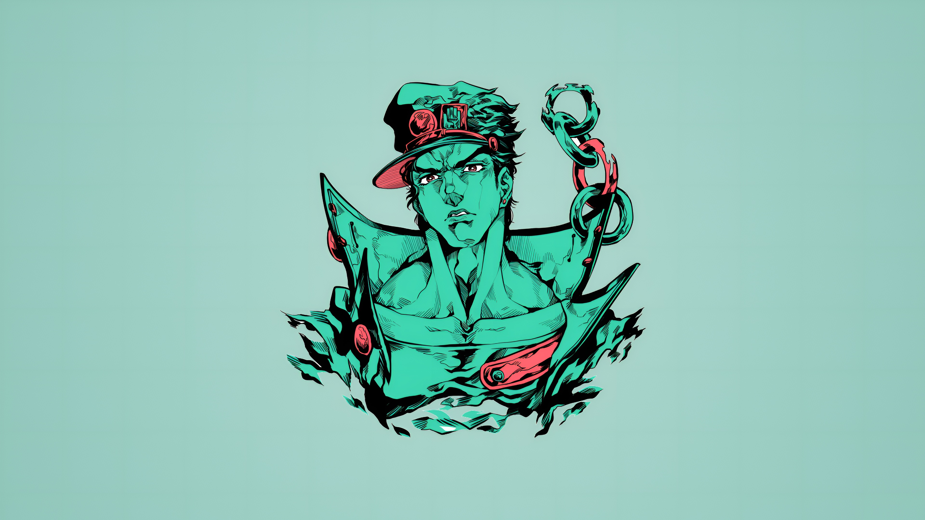 Jotaro Kujo JoJo's Bizarre Adventure 4K Wallpaper
