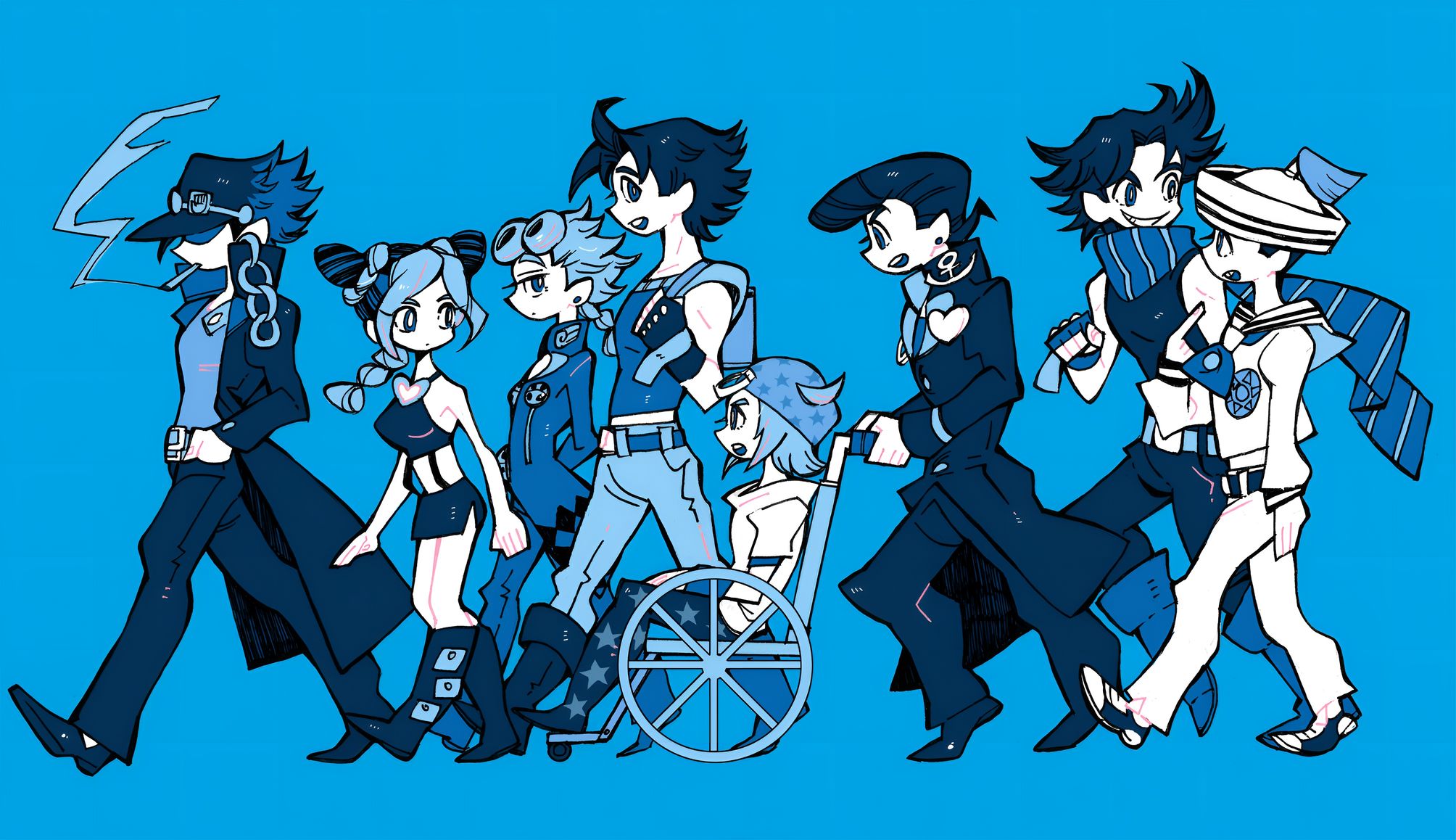 《JoJo的奇妙冒险》星尘十字军壁纸