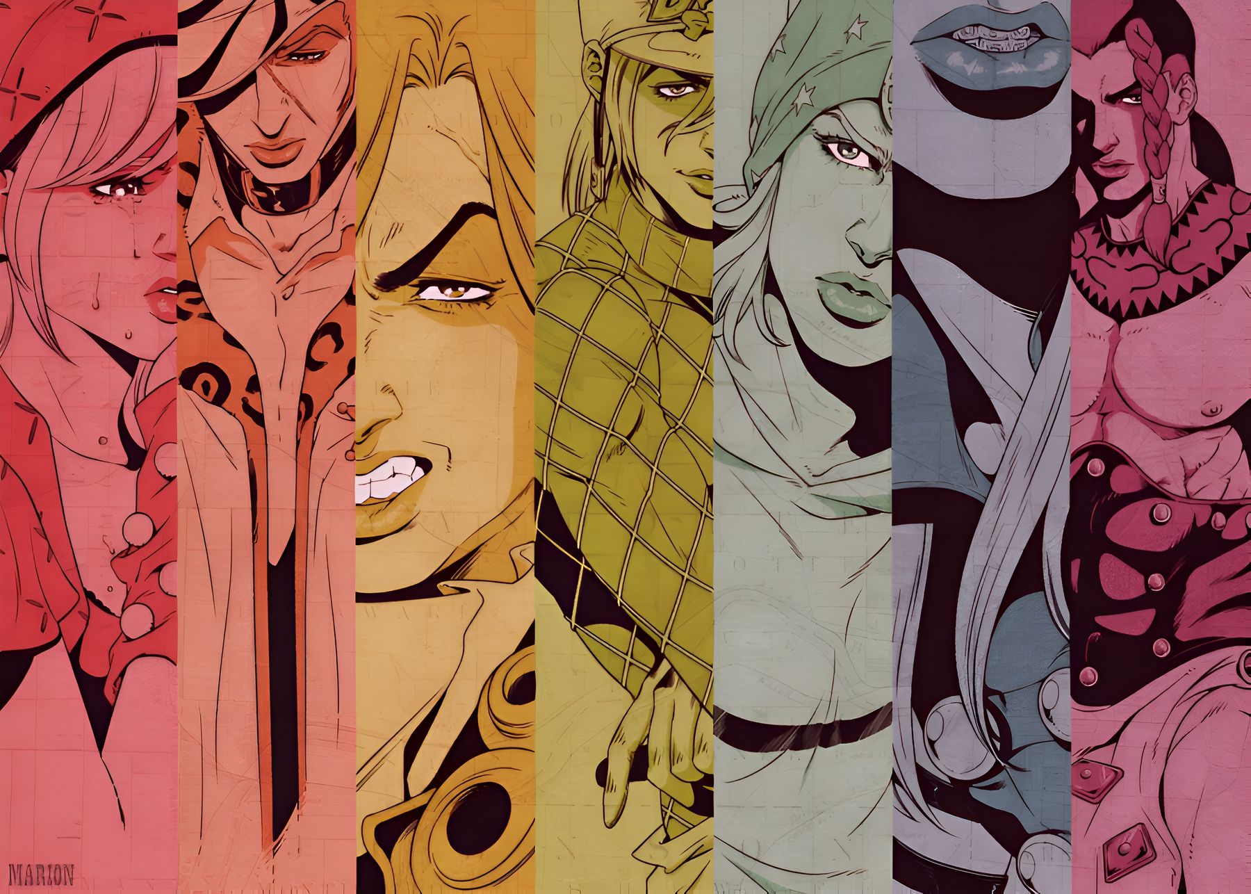 JoJo奇妙冒险 钢球跑 壁纸