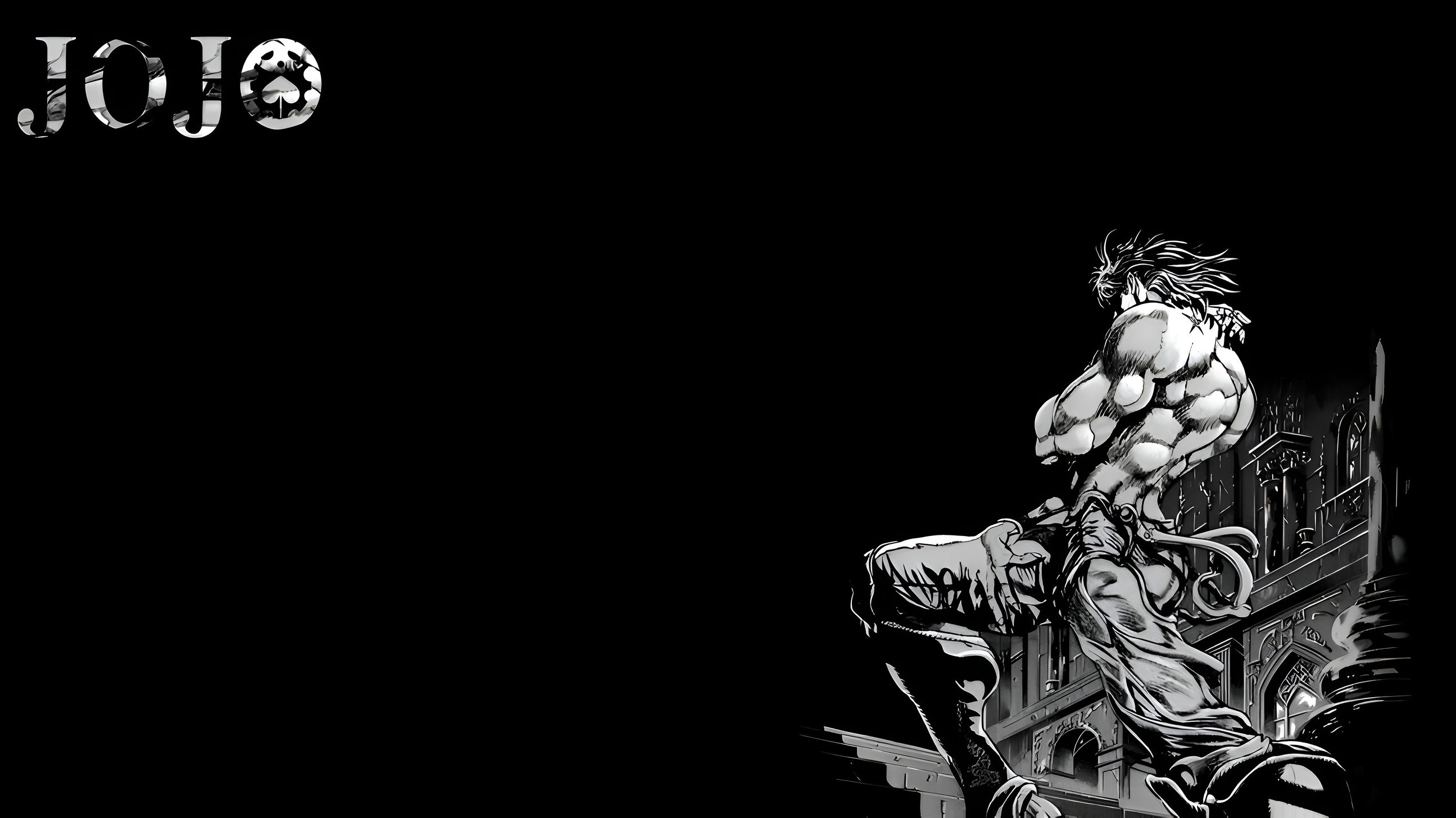 DIO JoJo's Bizarre Adventure 4K Madilim na Wallpaper