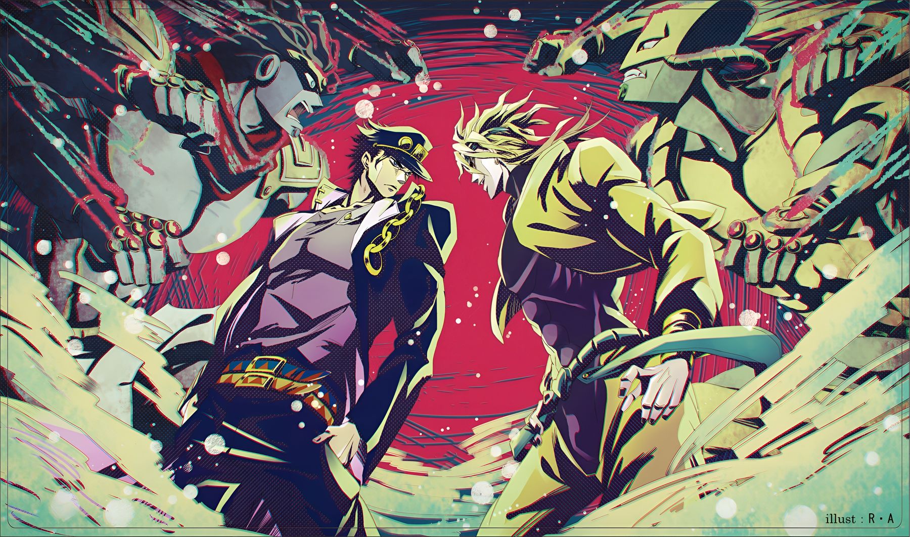 Fondo de Pantalla de JoJo's Bizarre Adventure: Jotaro VS DIO