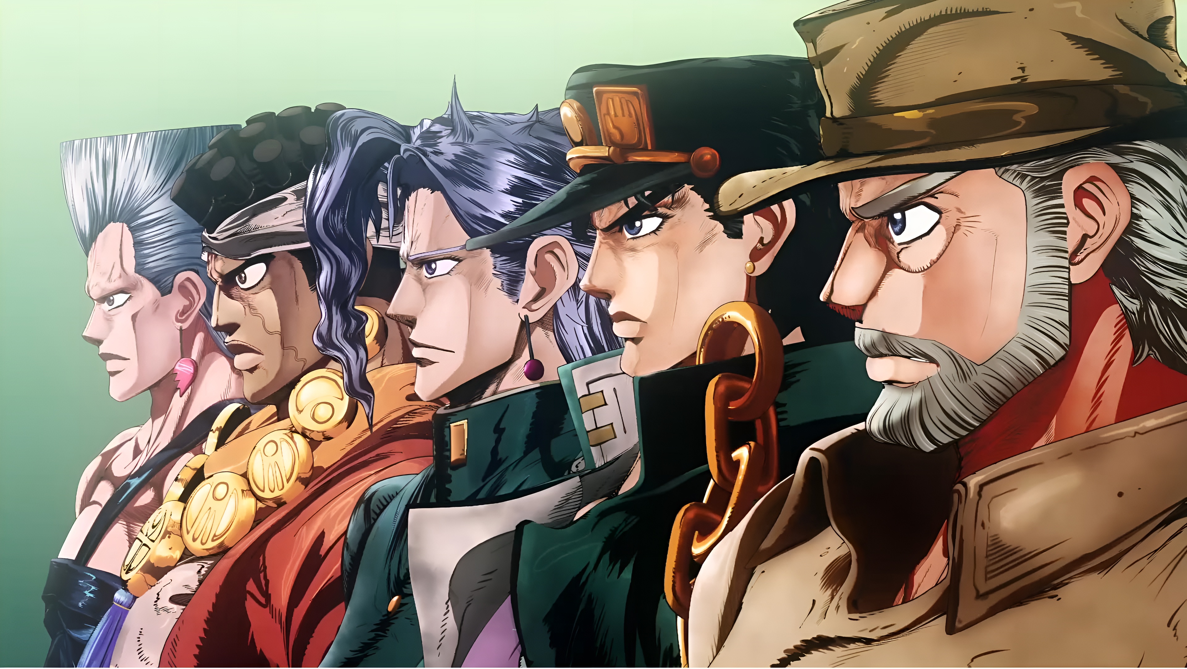 JoJo's Bizarre Adventure Stardust Crusaders 4K Wallpaper