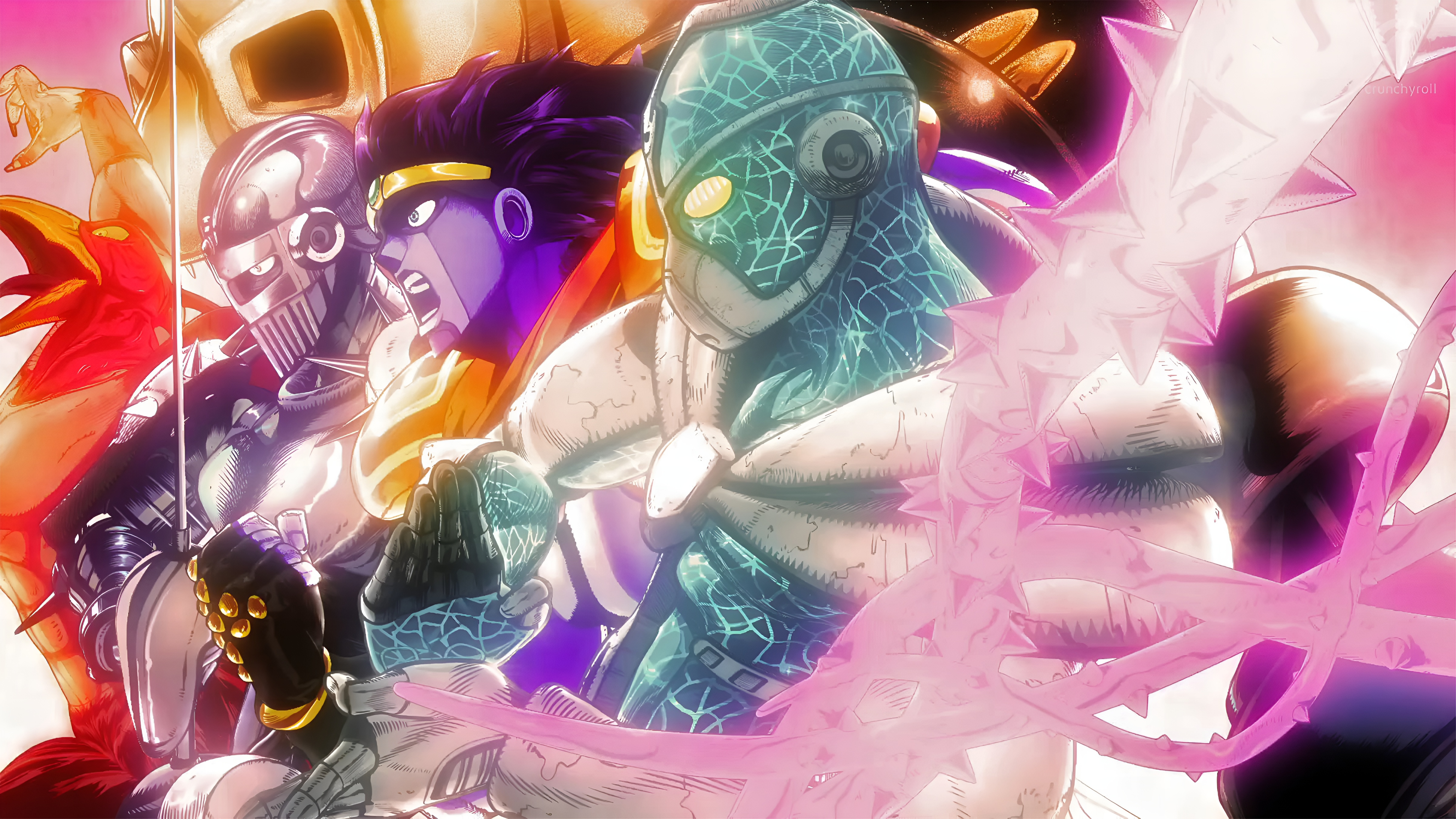 JoJo's Bizarre Adventure Stardust Crusaders 4K Wallpaper