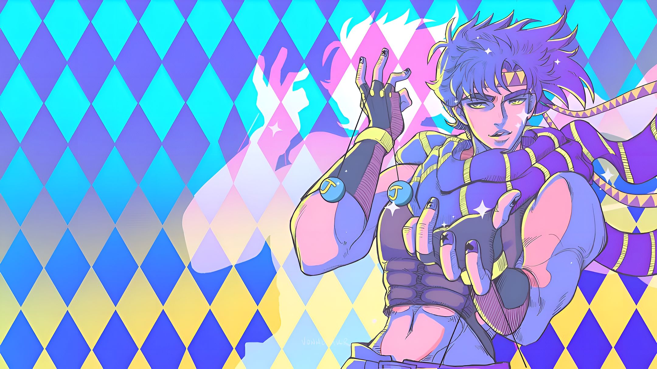 乔瑟夫·乔斯达 JoJo的奇妙冒险 4K壁纸