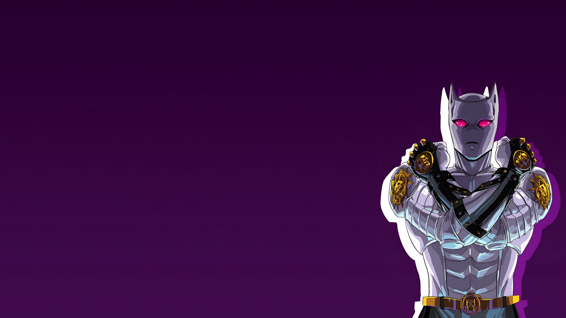 Yoshikage Kira White Suit 4K Wallpaper