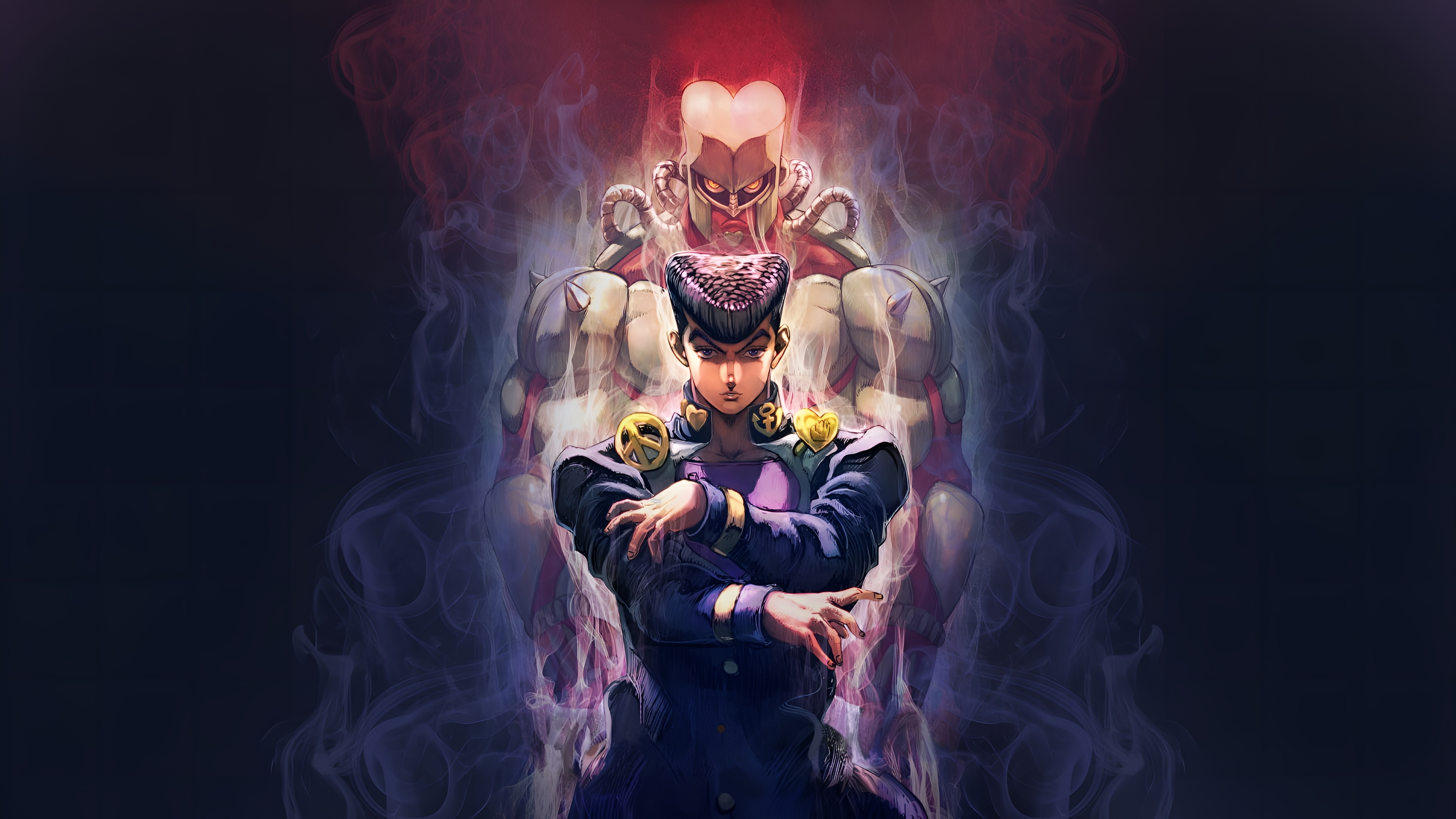 Josuke & Crazy Diamond JoJo Wallpaper 4K