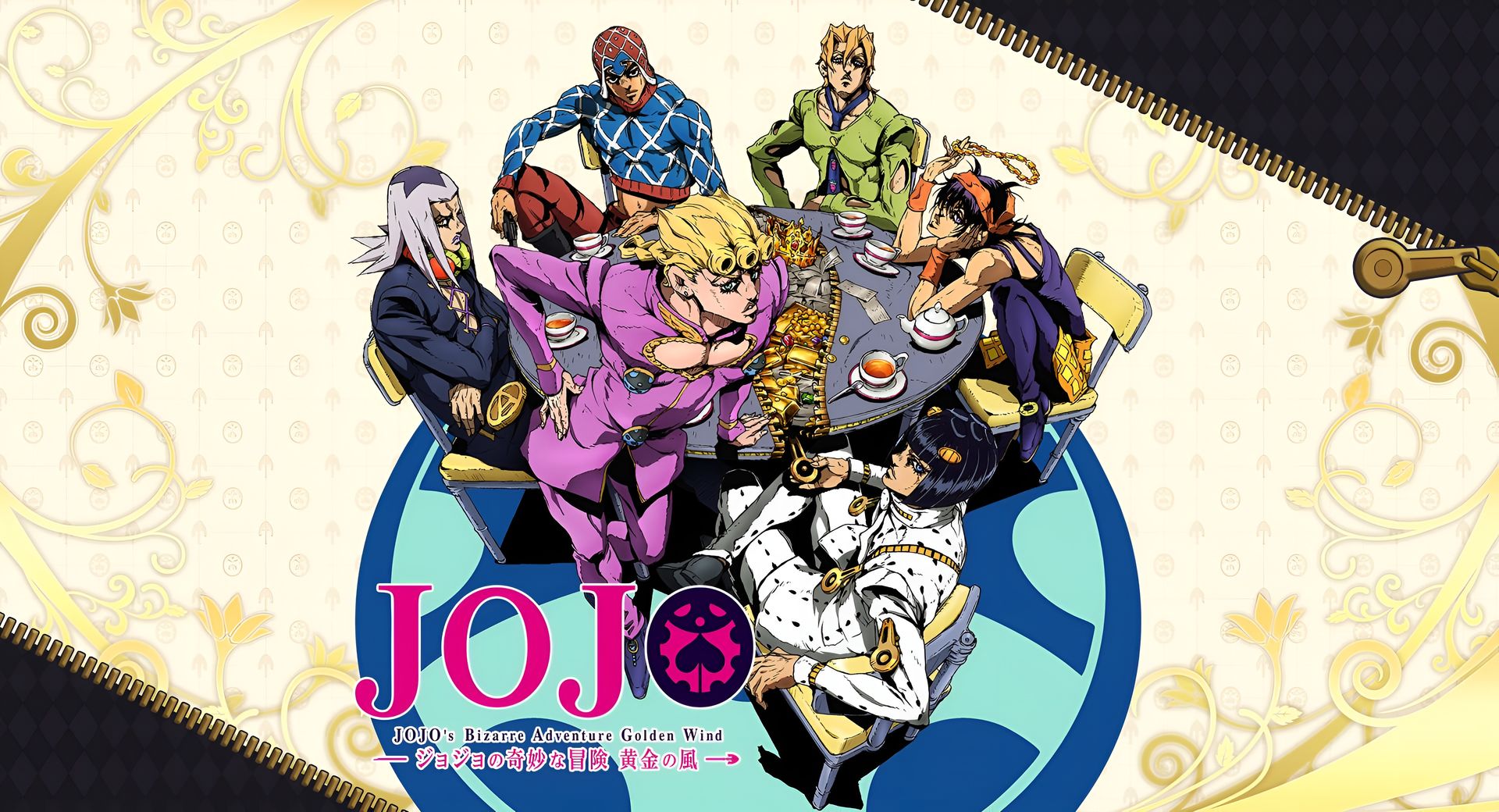 JoJo's Bizarre Adventure Golden Wind 4K Wallpaper