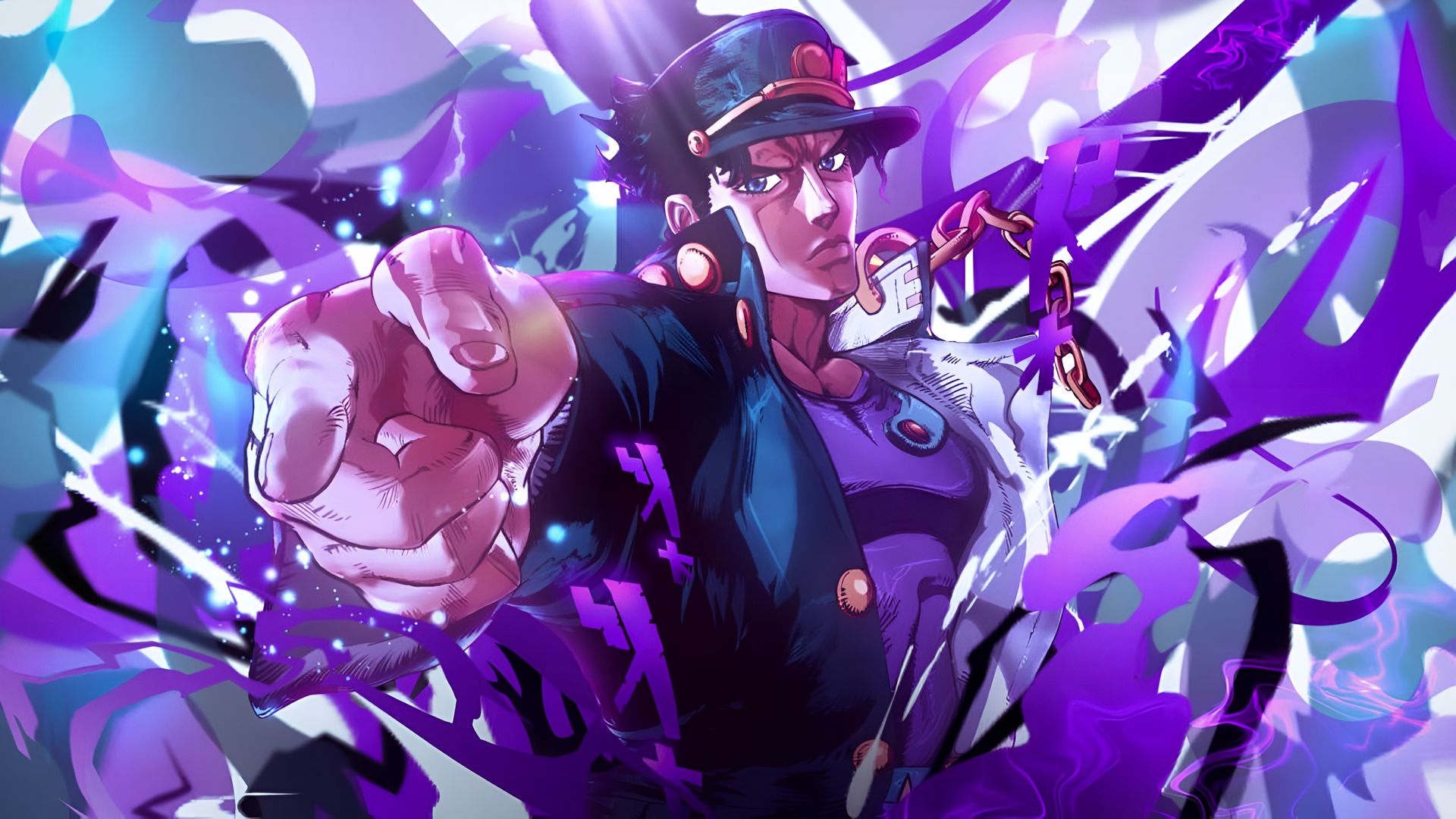 Jotaro Kujo 4K Wallpaper – JoJo's Bizarre Adventure