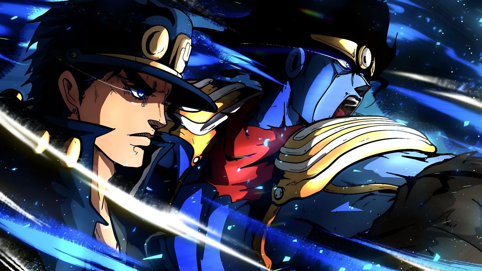 Jotaro Kujo Star Platinum 4K Anime Wallpaper