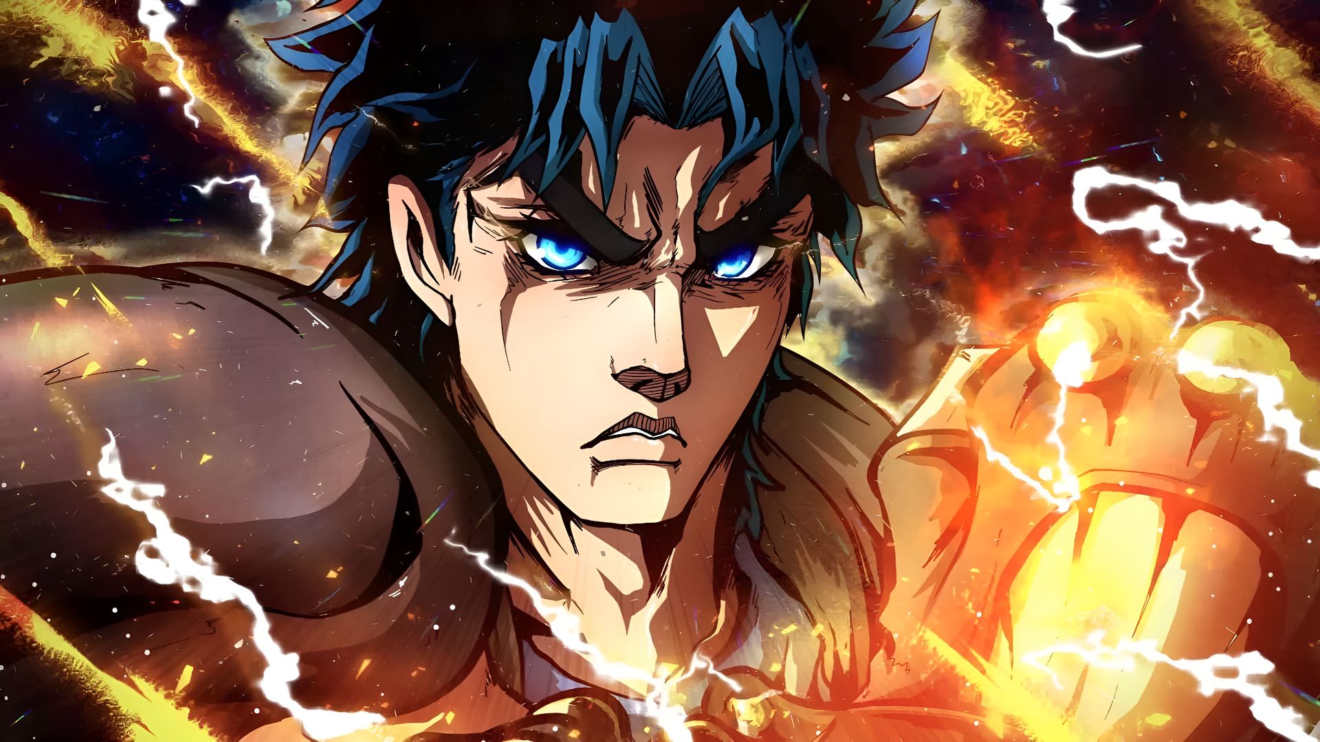 Papel de Parede 4K de Jonathan Joestar Explosão de Poder