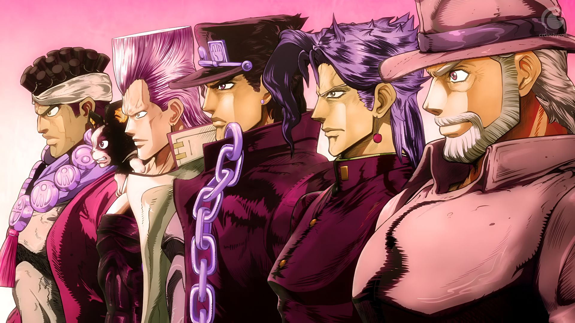 JoJo's Bizarre Adventure Stardust Crusaders 4K Wallpaper