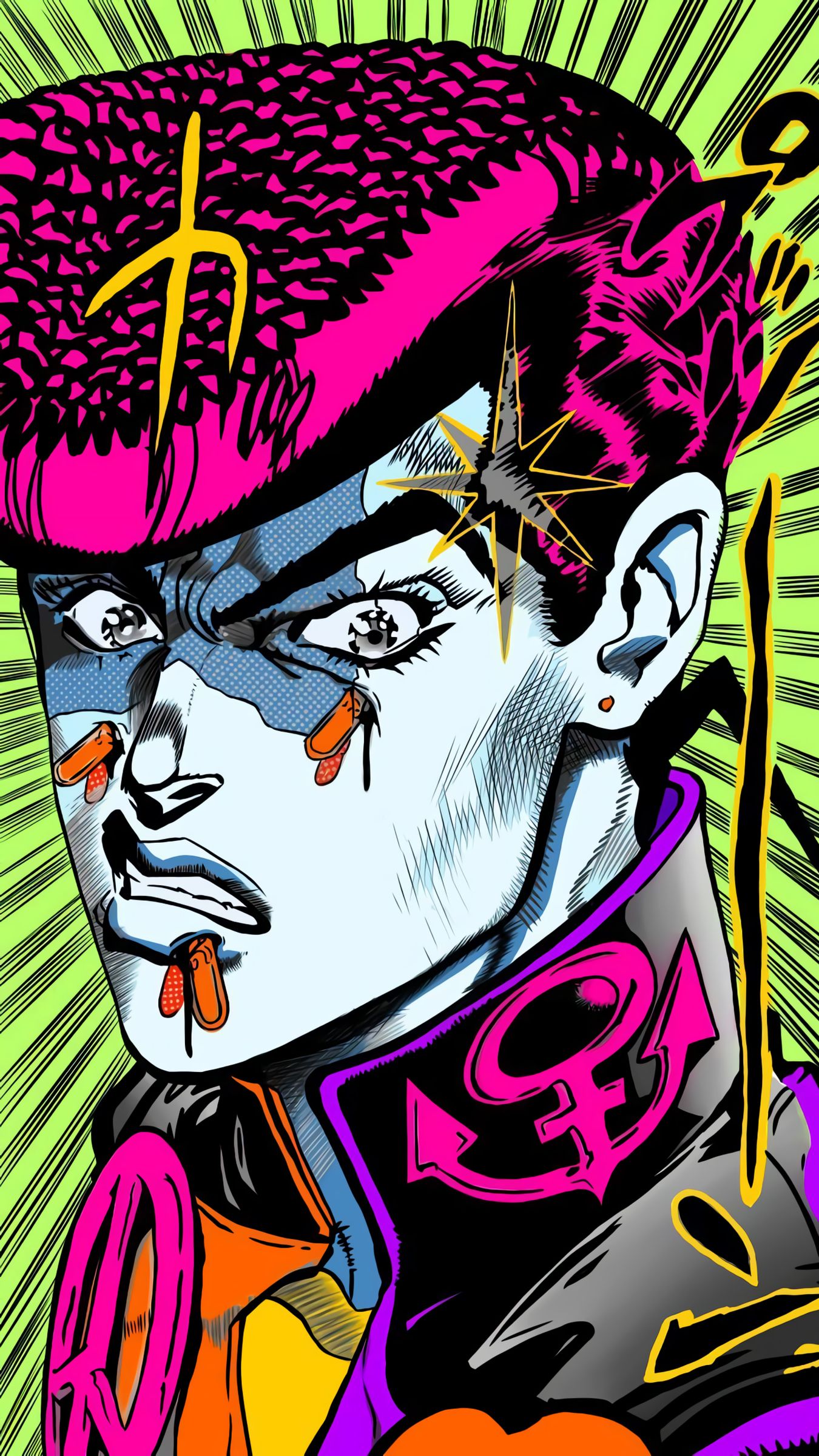 Josuke Higashikata 4K Wallpaper JoJo's Bizarre Adventure