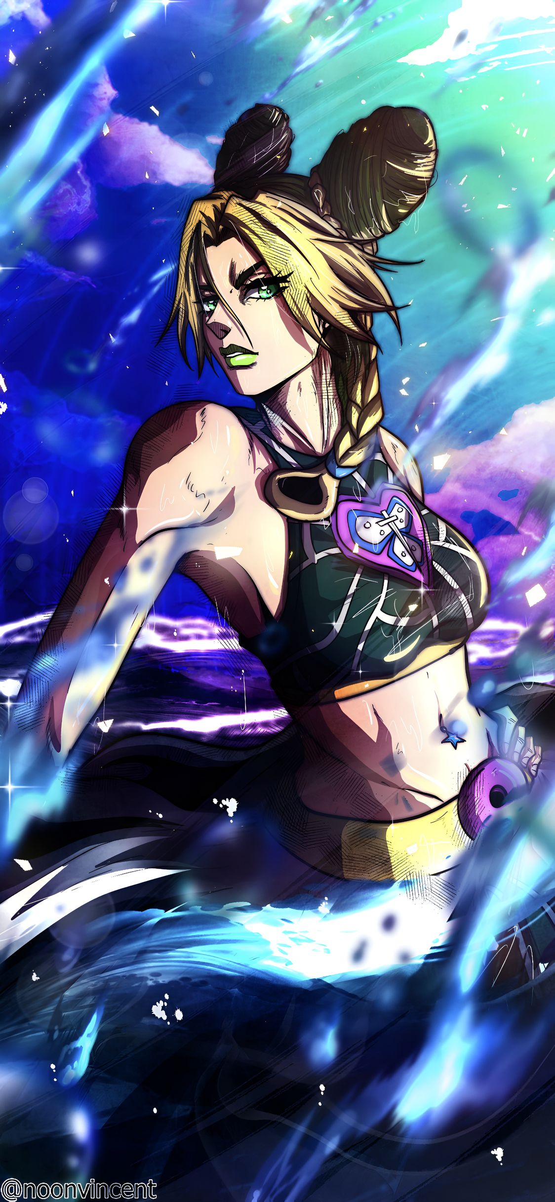 Jolyne Cujoh 4K Wallpaper JoJo's Bizarre Adventure