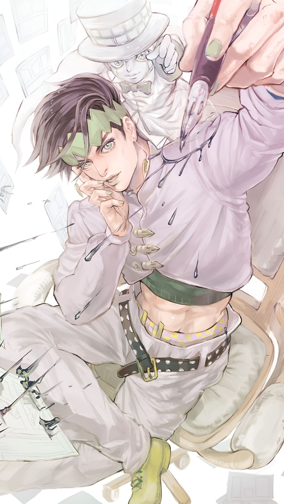 Rohan Kishibe 4K Wallpaper – JoJo's Bizarre Adventure