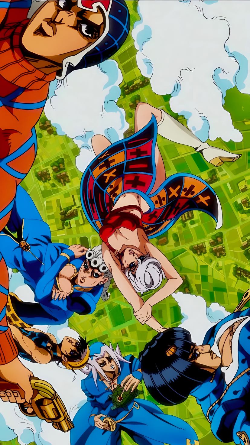 JoJo's Bizarre Adventure Golden Wind Wallpaper 4K
