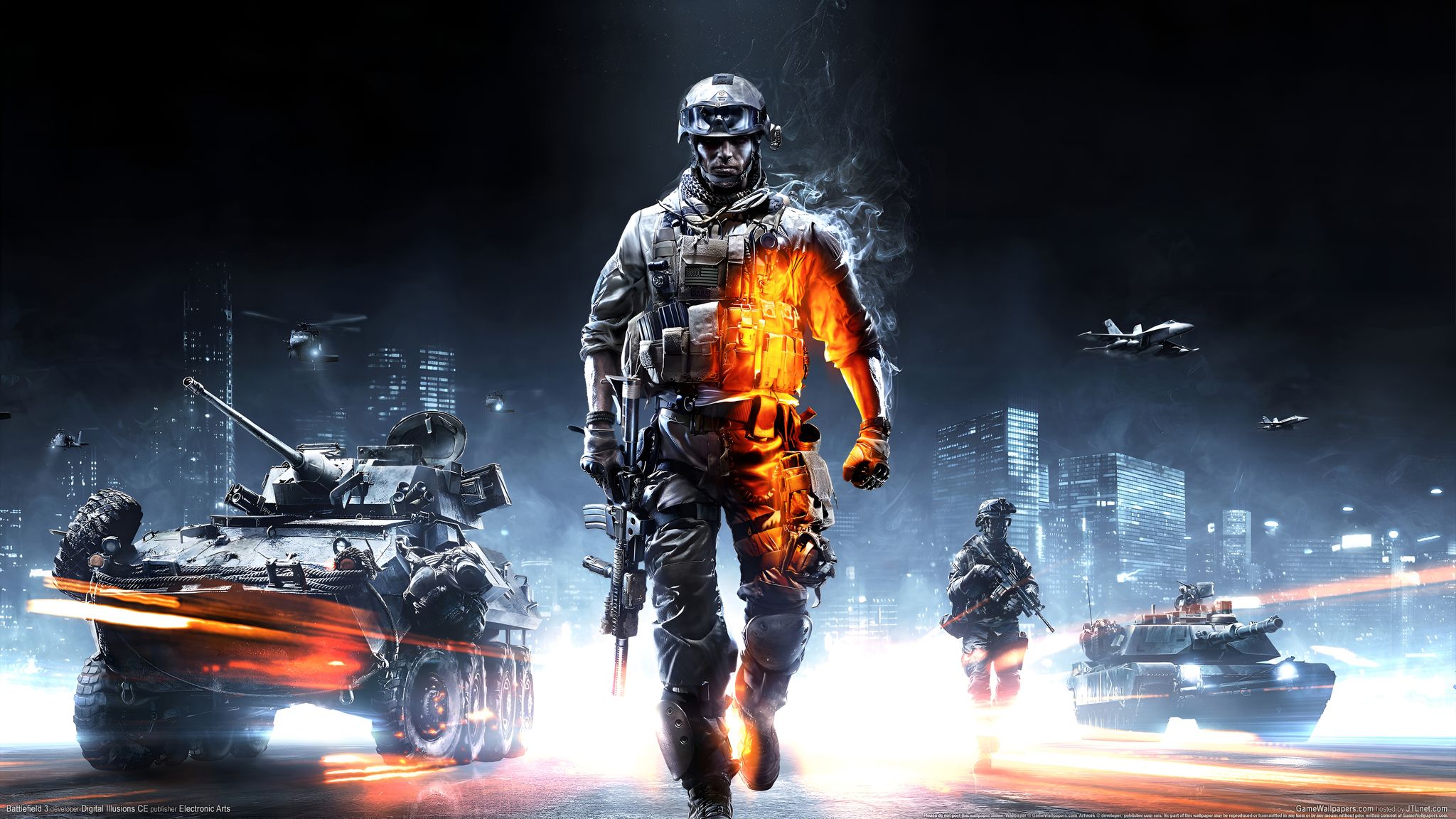 วอลเปเปอร์ทหาร Battlefield 3 Epic 4K