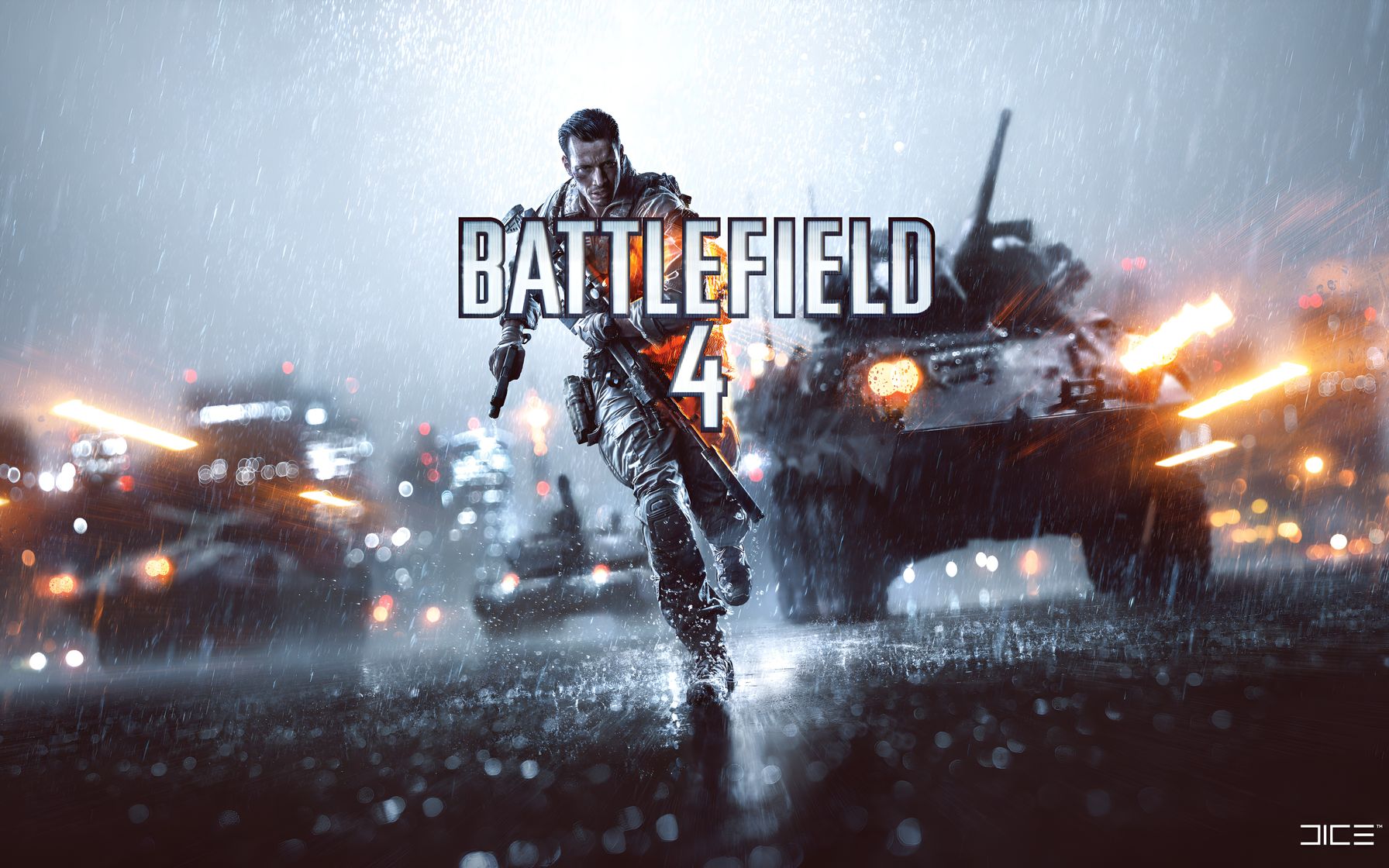 Battlefield 4 Official Wallpaper – Rain & Combat