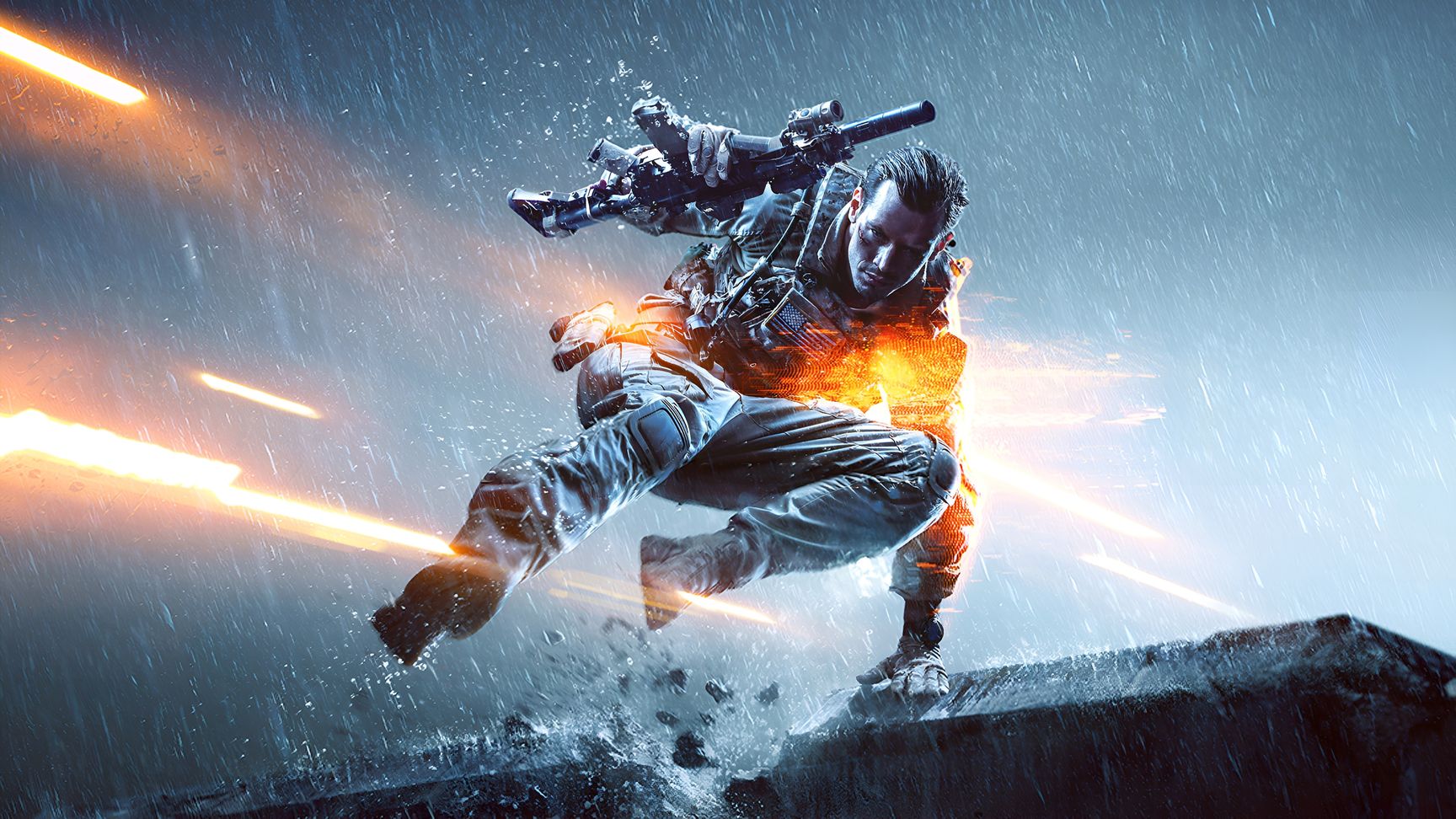 Battlefield 4 Soldier Action Wallpaper 4K