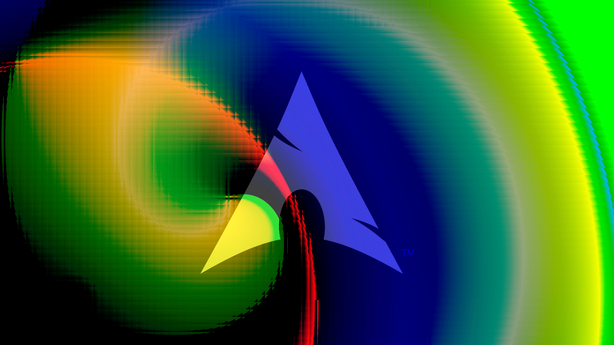 Arch Linux 4K Abstract Gradient Wallpaper