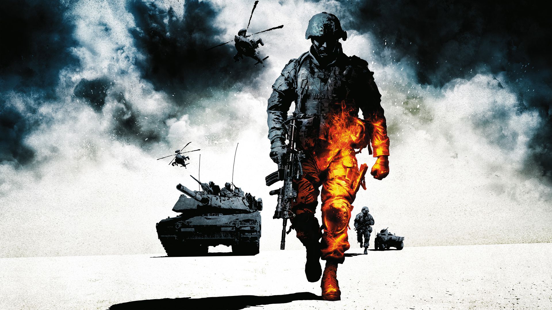 Battlefield Bad Company 2 Soldier Wallpaper 4K