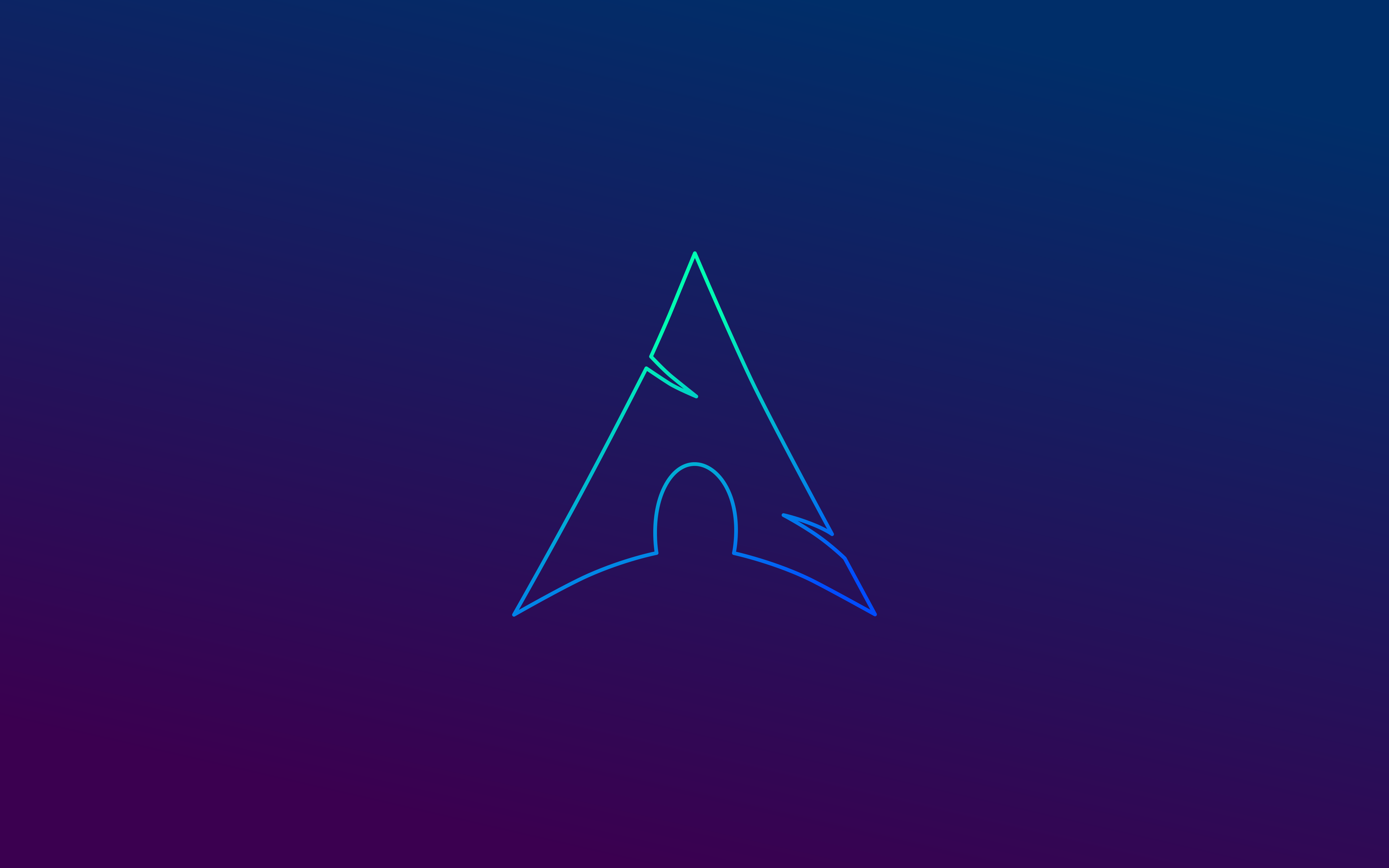 Arch Linux 4K Minimalist Wallpaper
