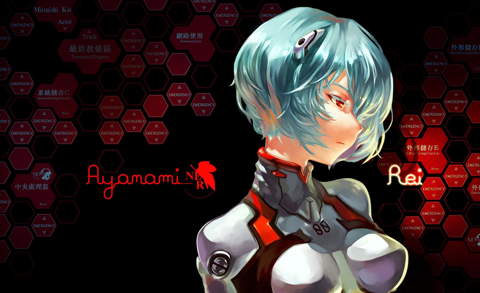 Rei Ayanami Neon Genesis Evangelion 4K Wallpaper