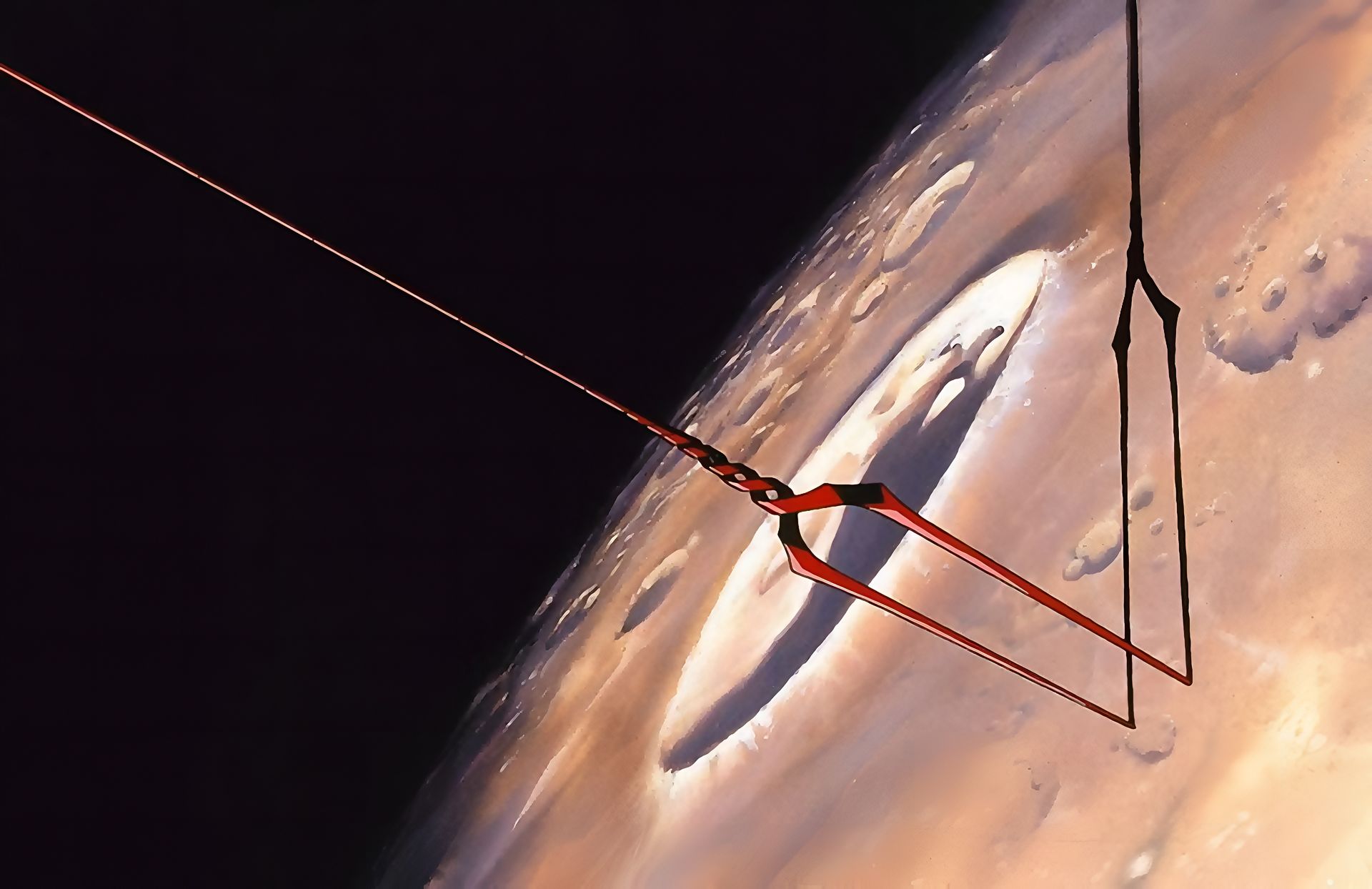 Neon Genesis Evangelion Lancia Spaziale Sfondo 4K