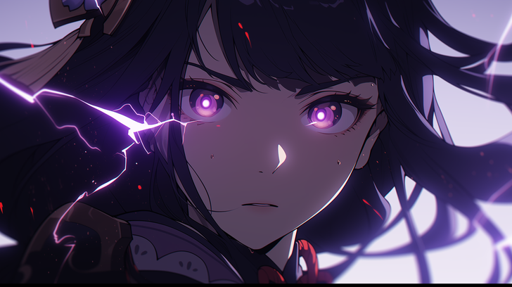 Raiden Shogun Genshin Impact 4K Wallpaper