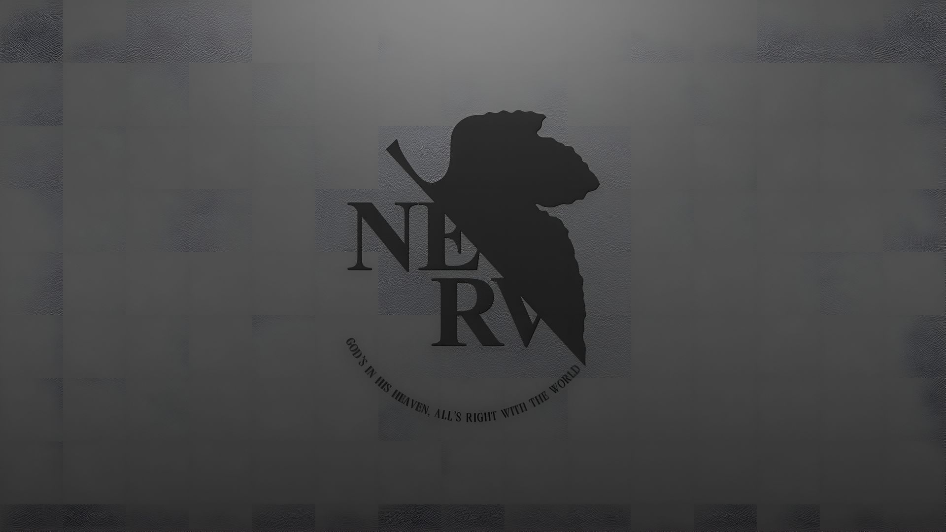 NERV Logo Neon Genesis Evangelion 4K Wallpaper
