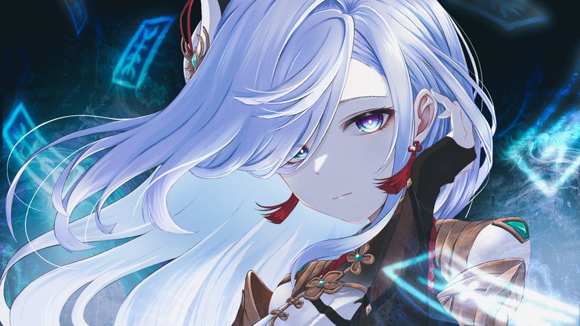 Shenhe Genshin Impact 4K Wallpaper