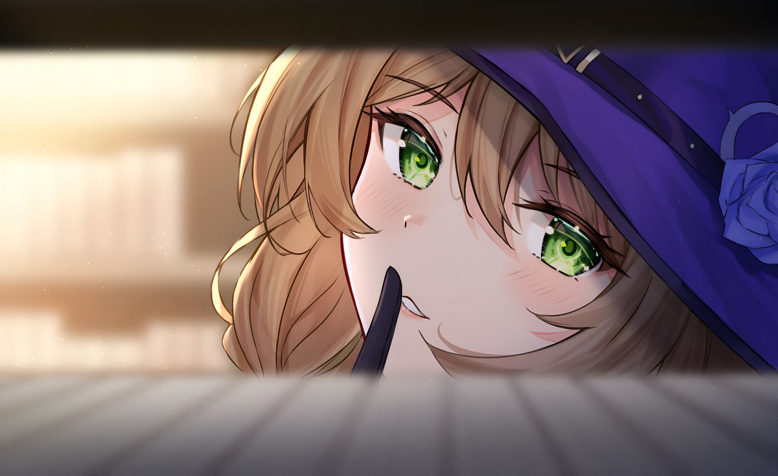 Genshin Impact Lisa 4K Anime Bakgrundsbild
