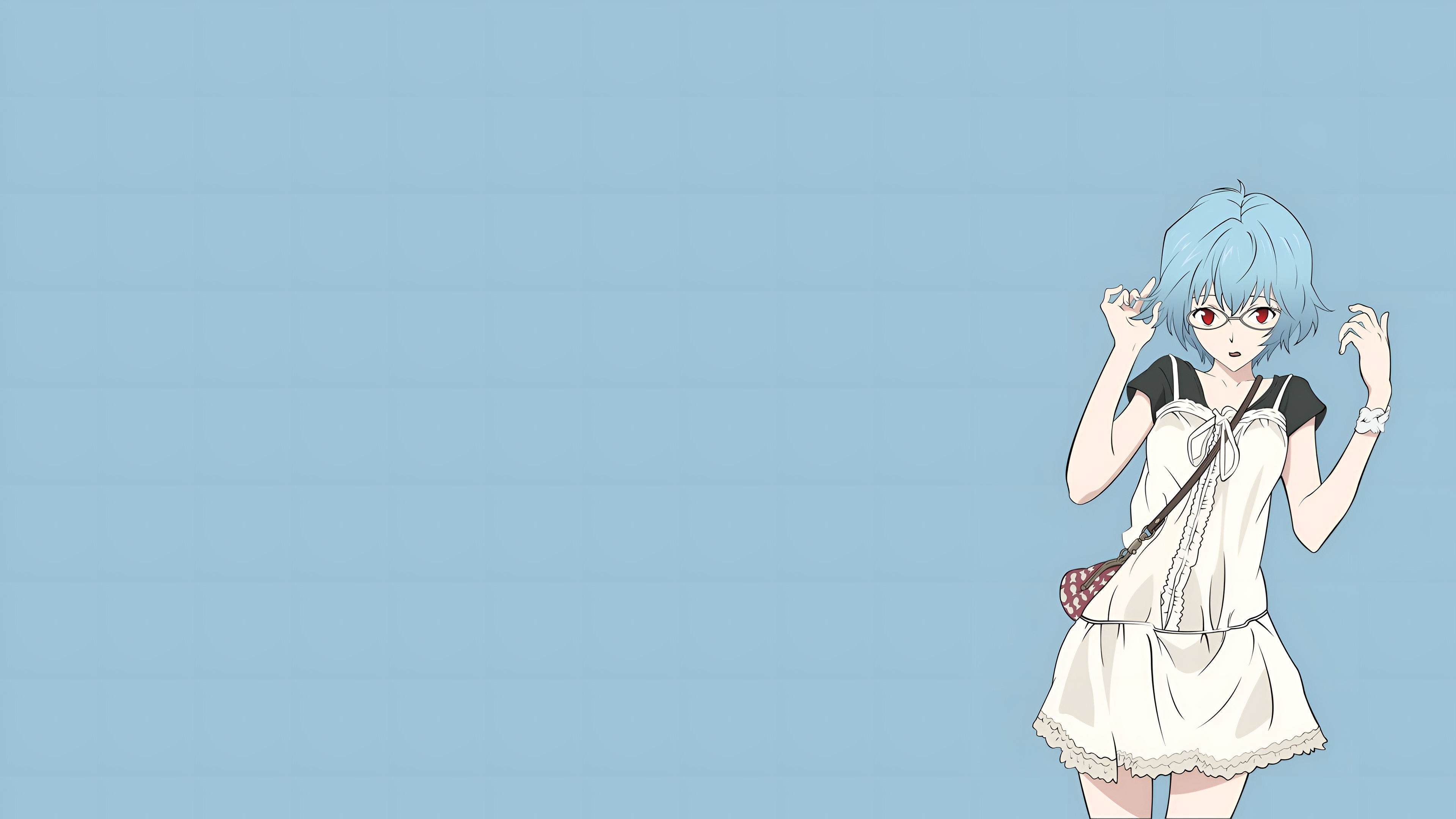 Rei Ayanami Casual Outfit 4K Anime Wallpaper