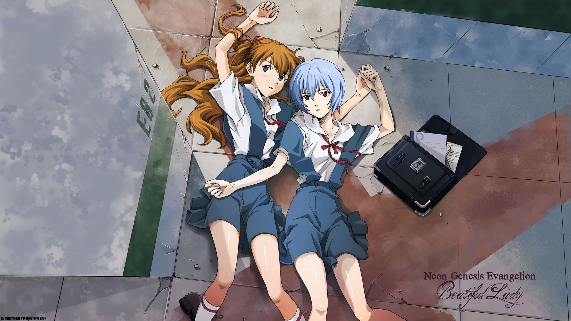 Neon Genesis Evangelion ריי אסוקה טפט 4K